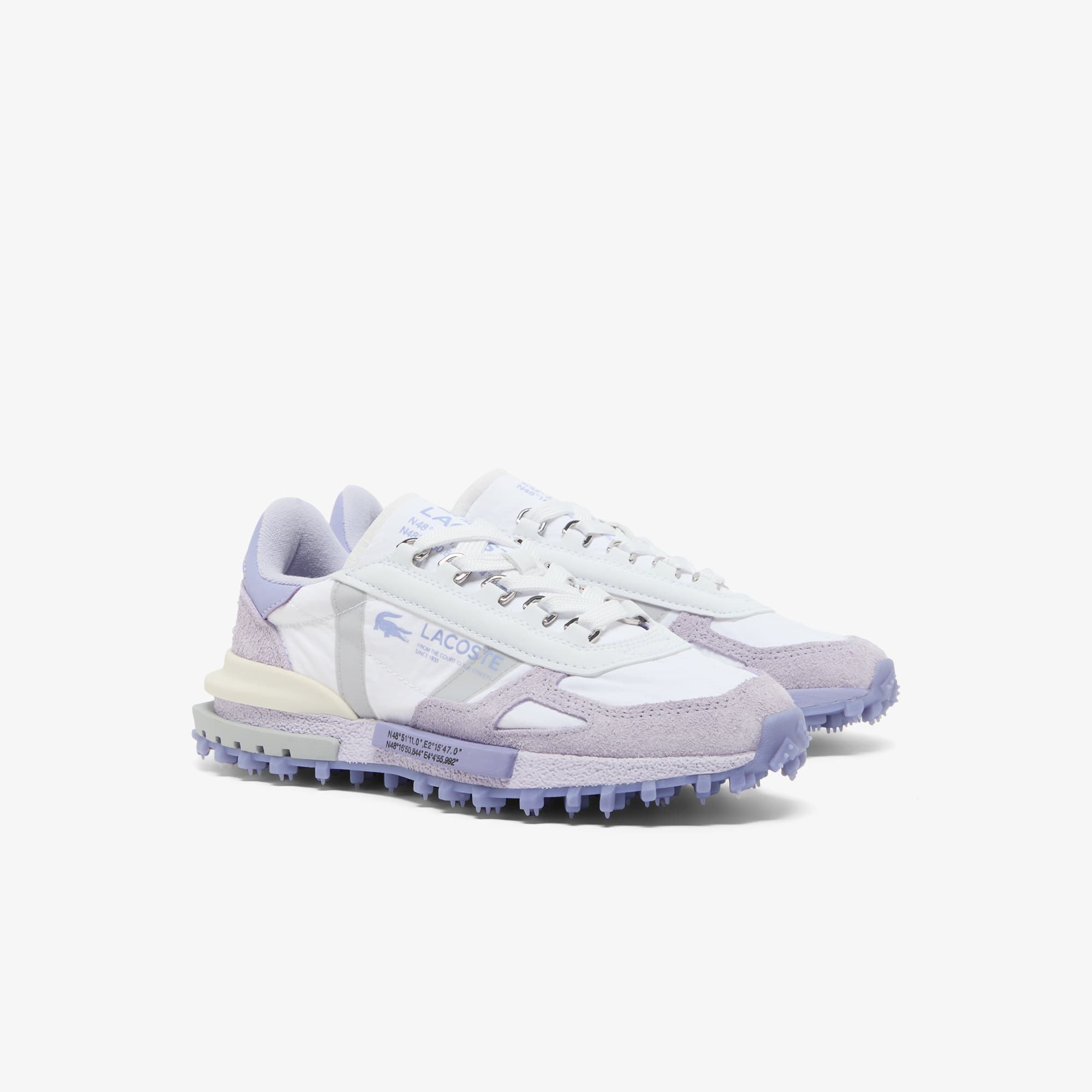 Women's Elite Active Sneakers - WHT/LT PURP