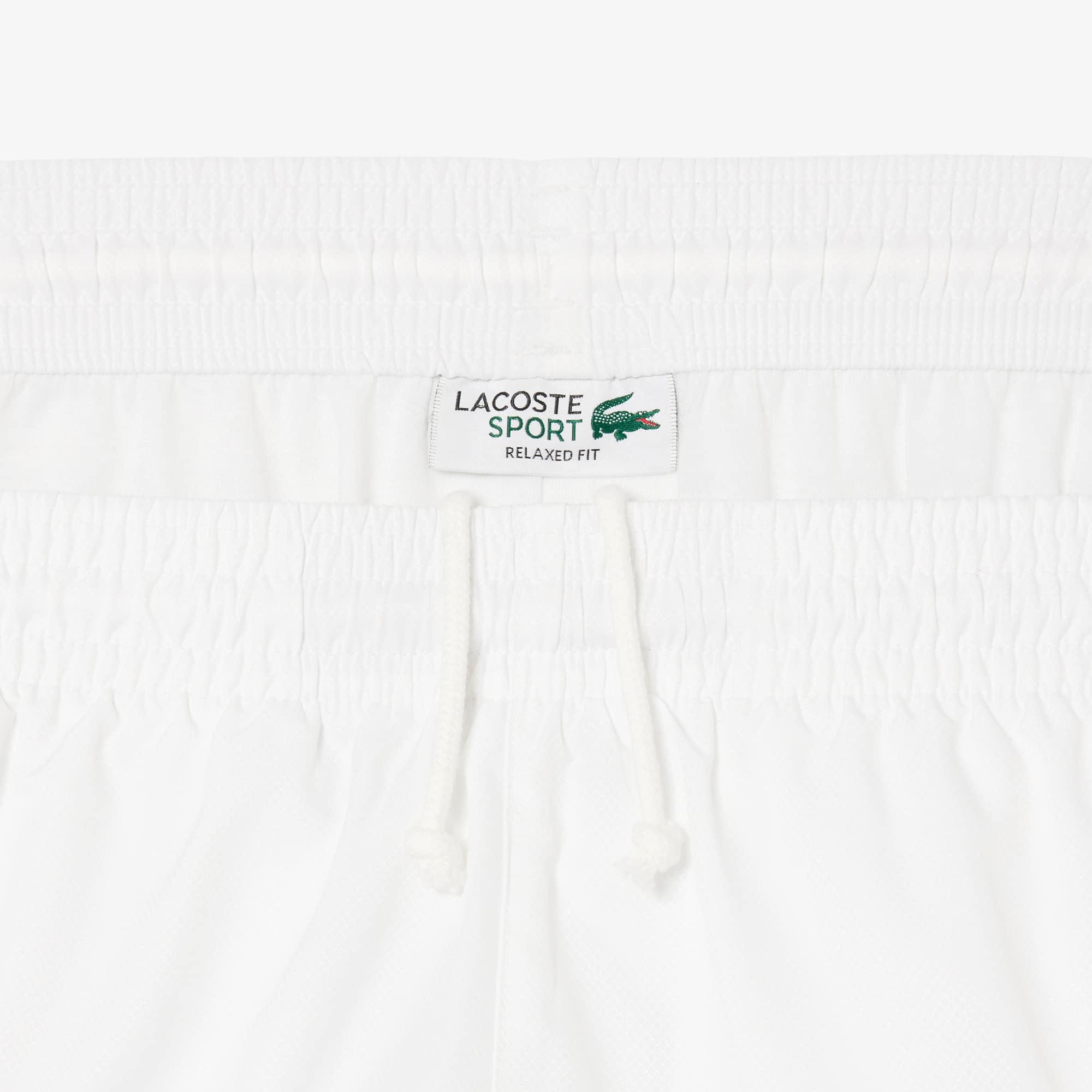 Men's Lightweight Colorblock Stripe Tennis Shorts - Blanc / Rose / Vert