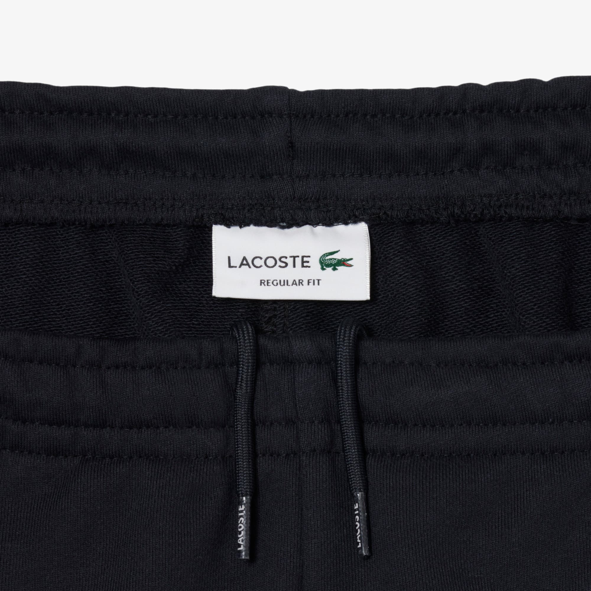 Regular Fit Colorblock Fleece Shorts - Noir / Gris Fonce