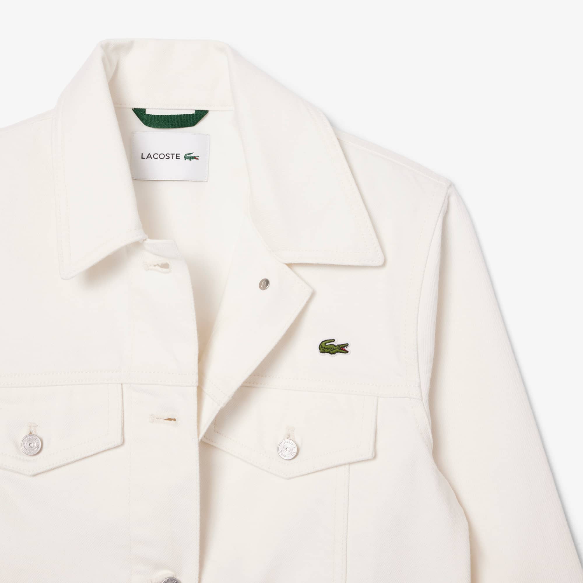 Cotton Denim Jacket - White