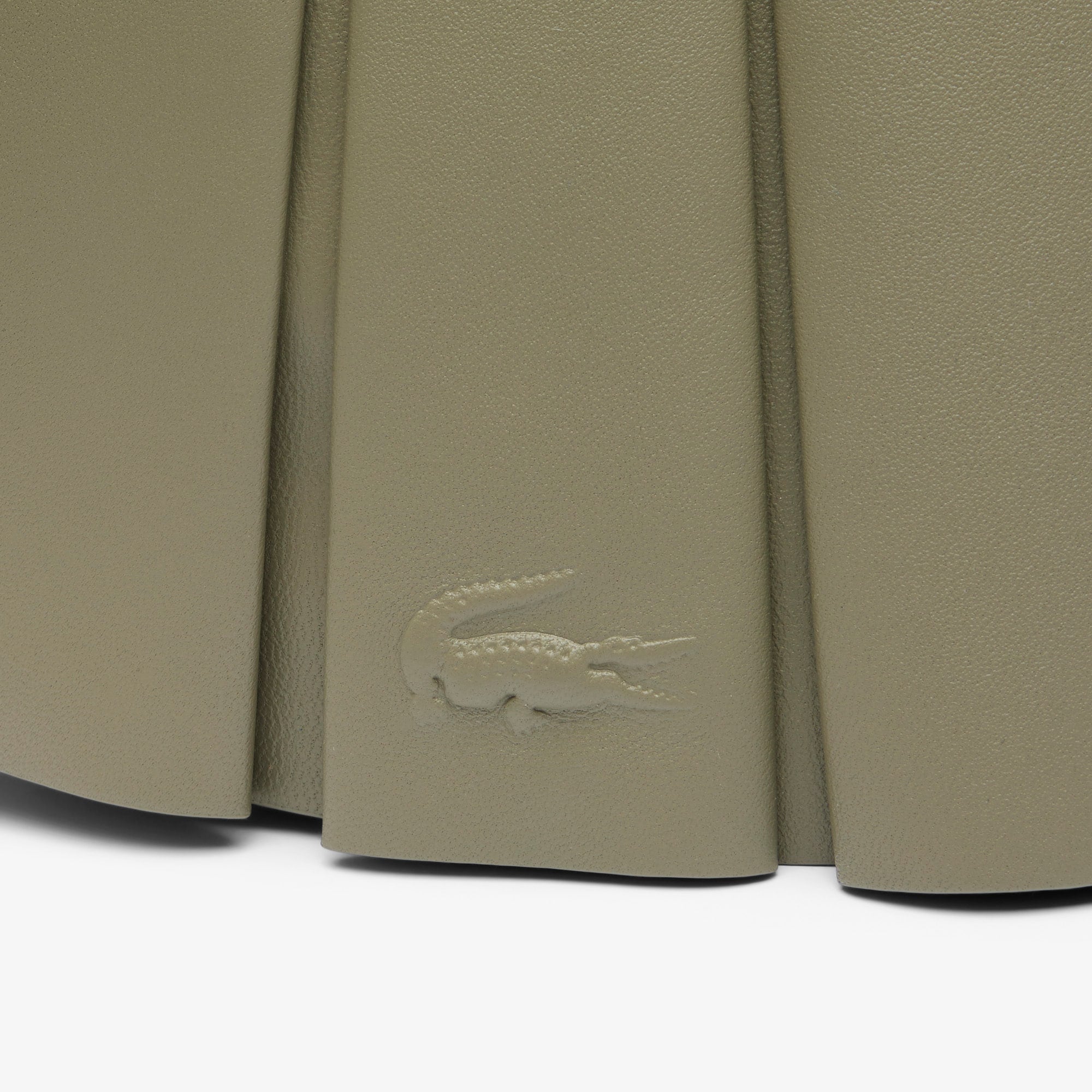 Small Lenglen Leather Bag - Kaki
