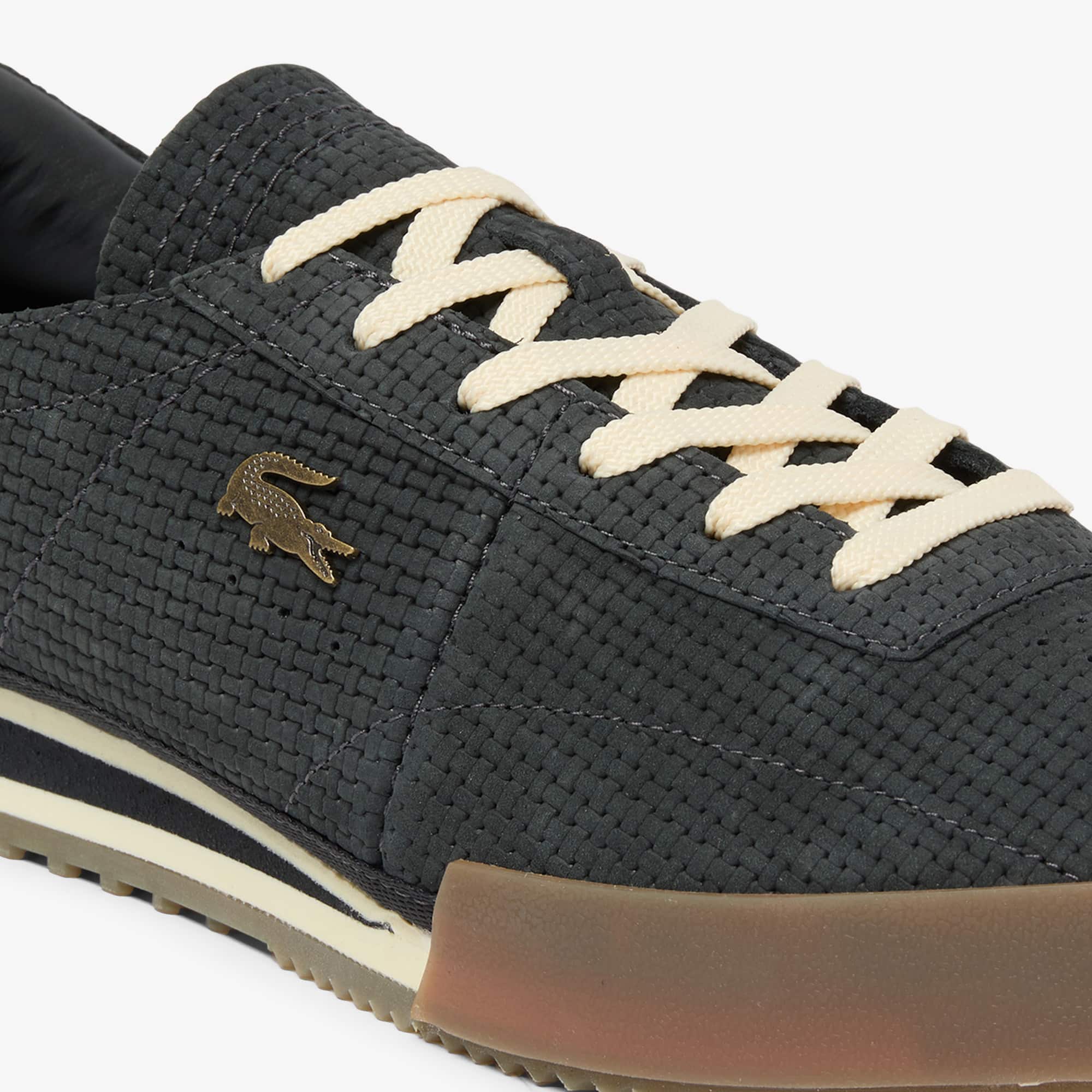 Men's Aura Leather Sneakers - DK GRY/GUM