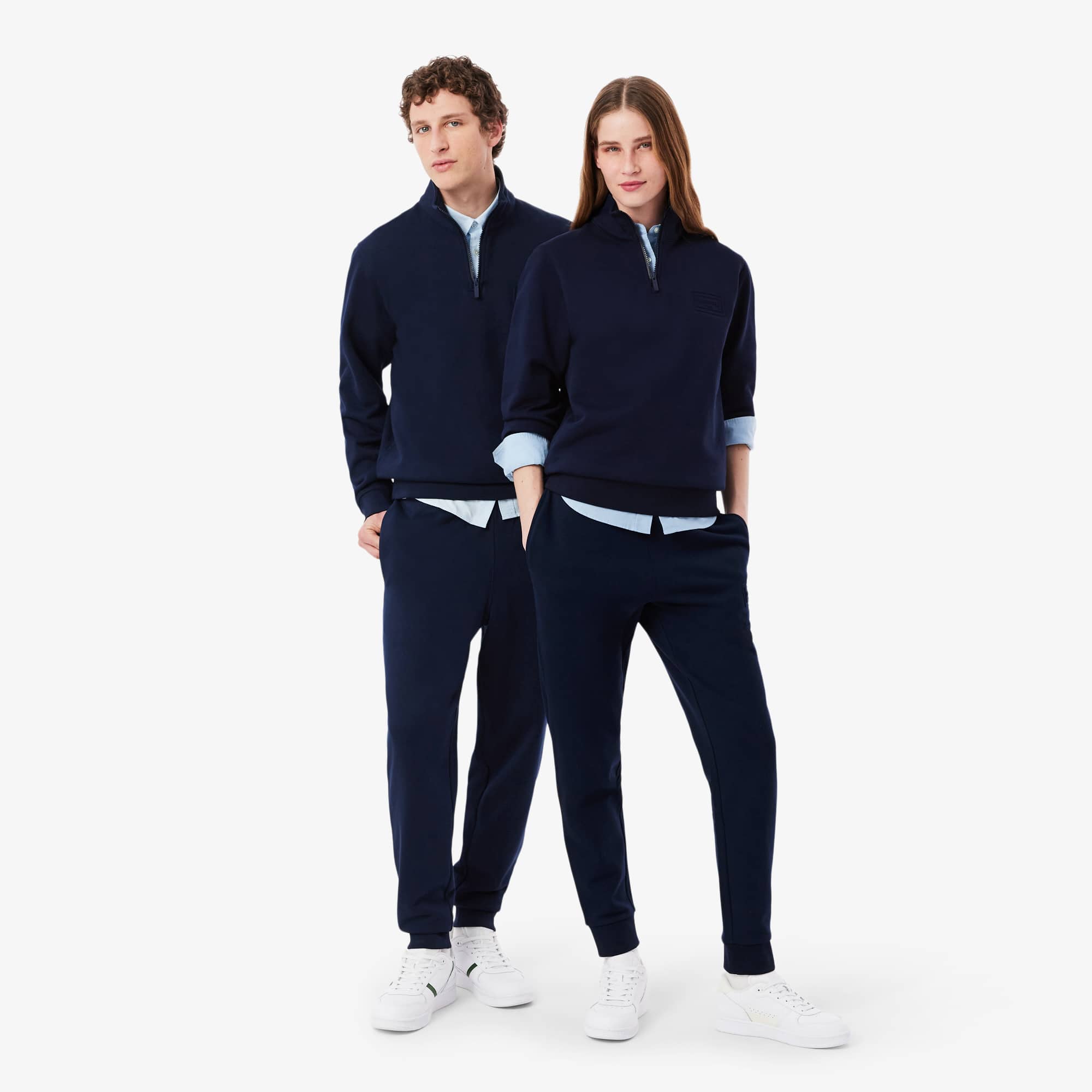 Embossed Branding Sweatpants - Navy Blue