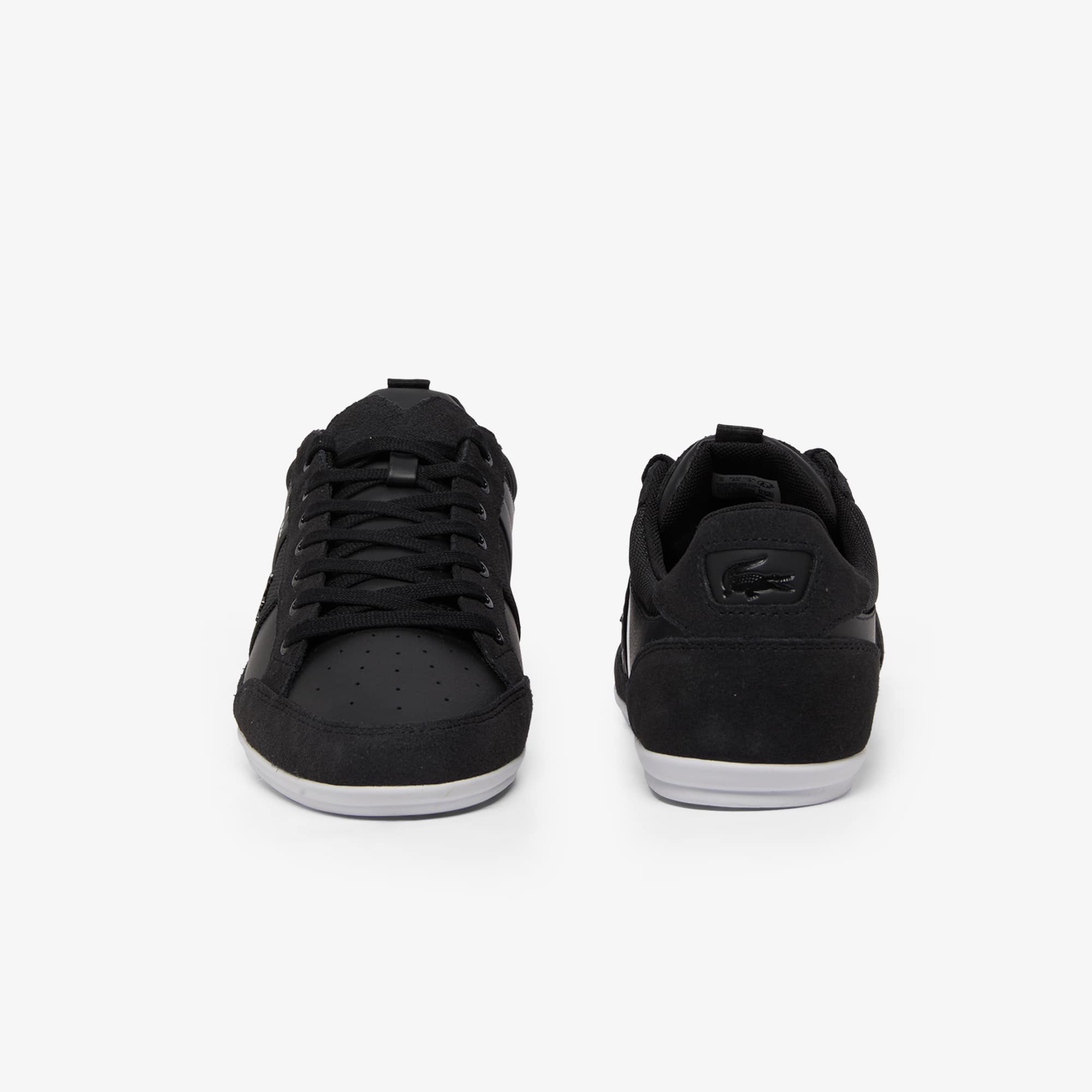 Men's Chaymon Suede Sneakers - Black & White