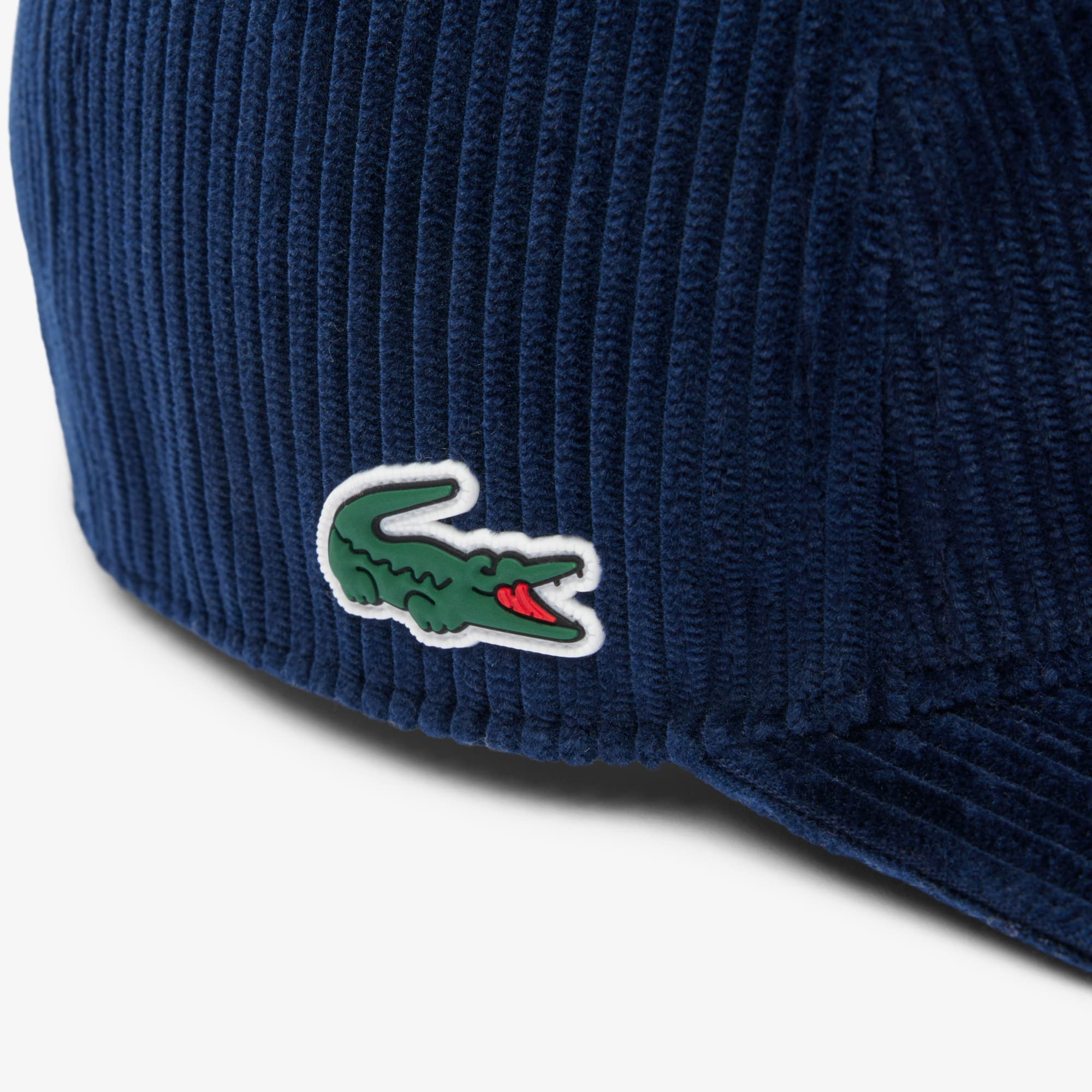 Men's Embroidered Corduroy Golf Cap - Navy Blue