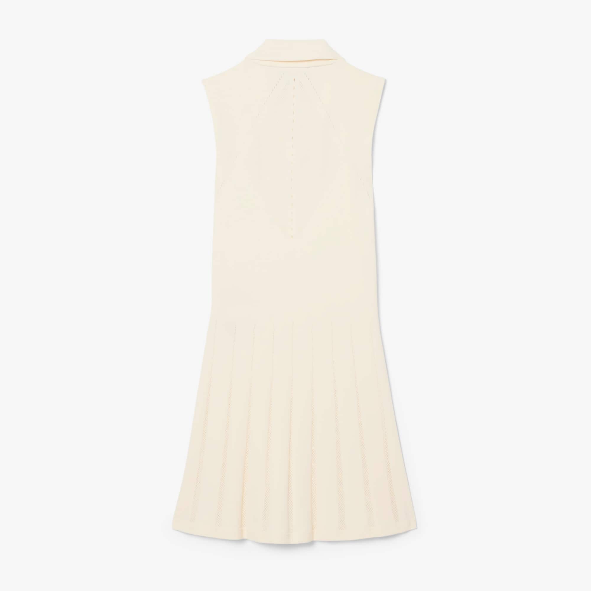 Women's Stretch Tennis Dress & Shorts - White / Khaki Green