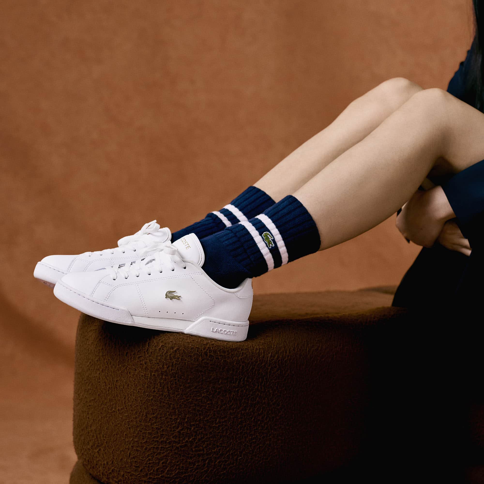Women's Carnaby Cup Leather Sneakers - WHT/GLD