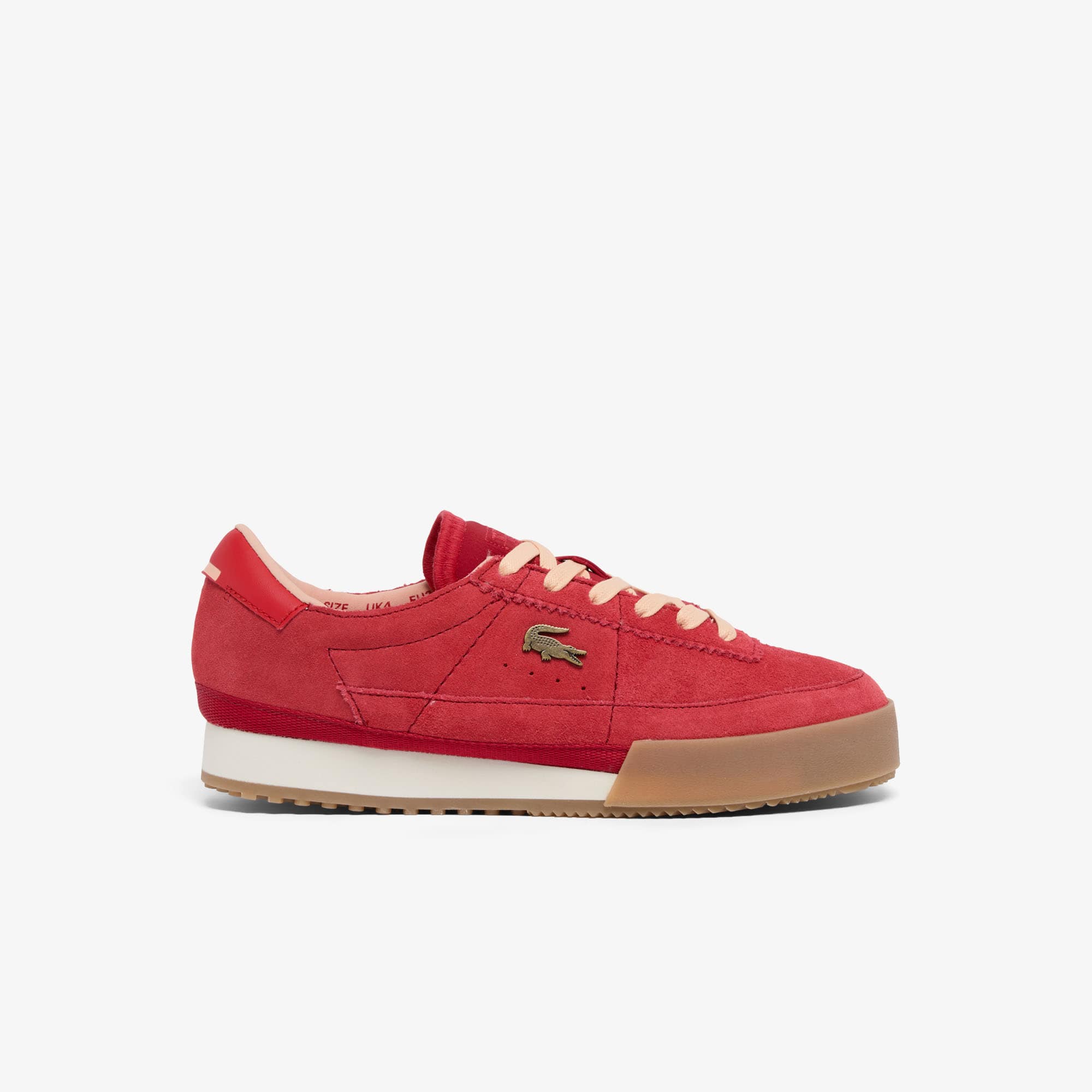 Women's Aura Suede Sneakers - RED/LT GUM