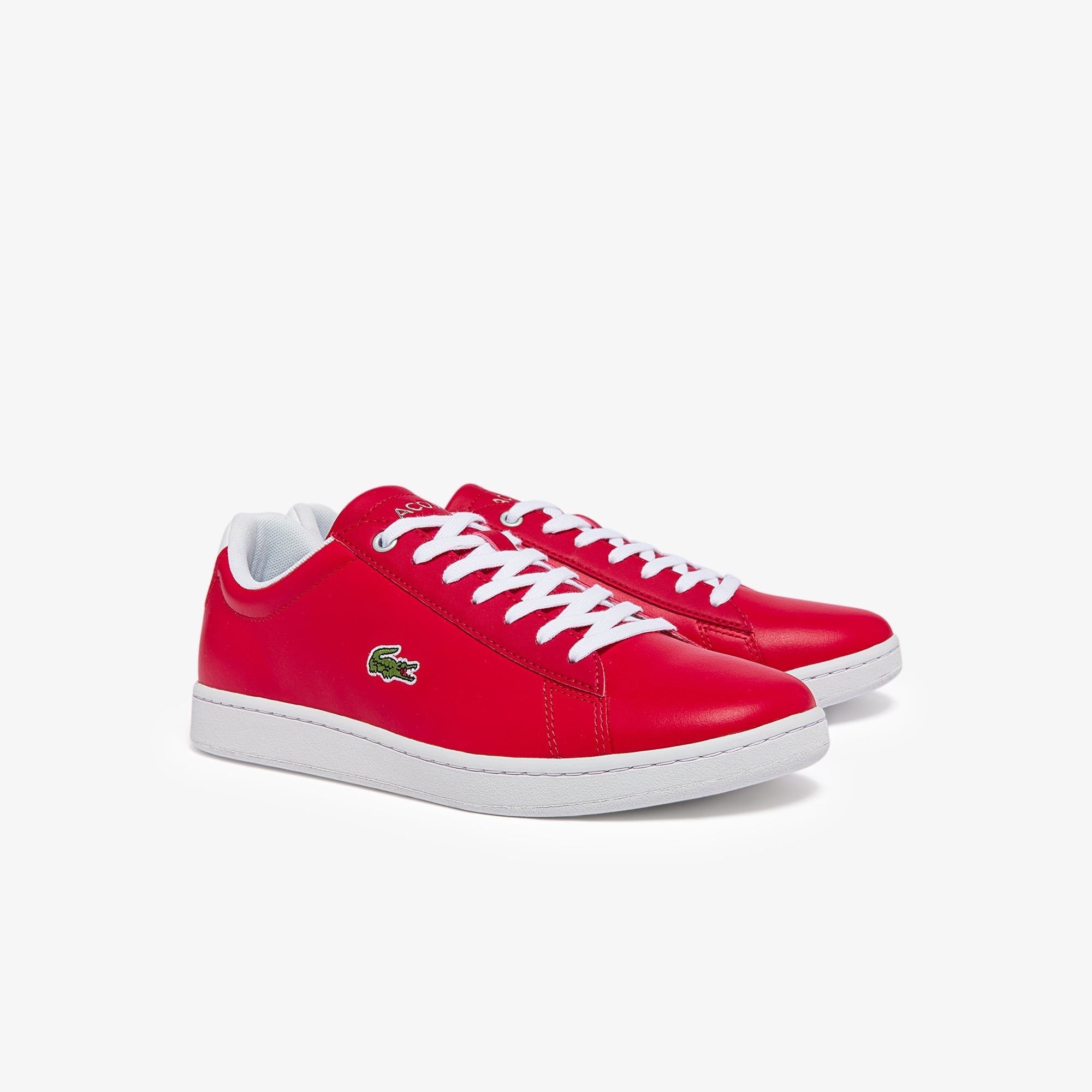 Men's Hydez Leather Sneakers - RED/WHITE