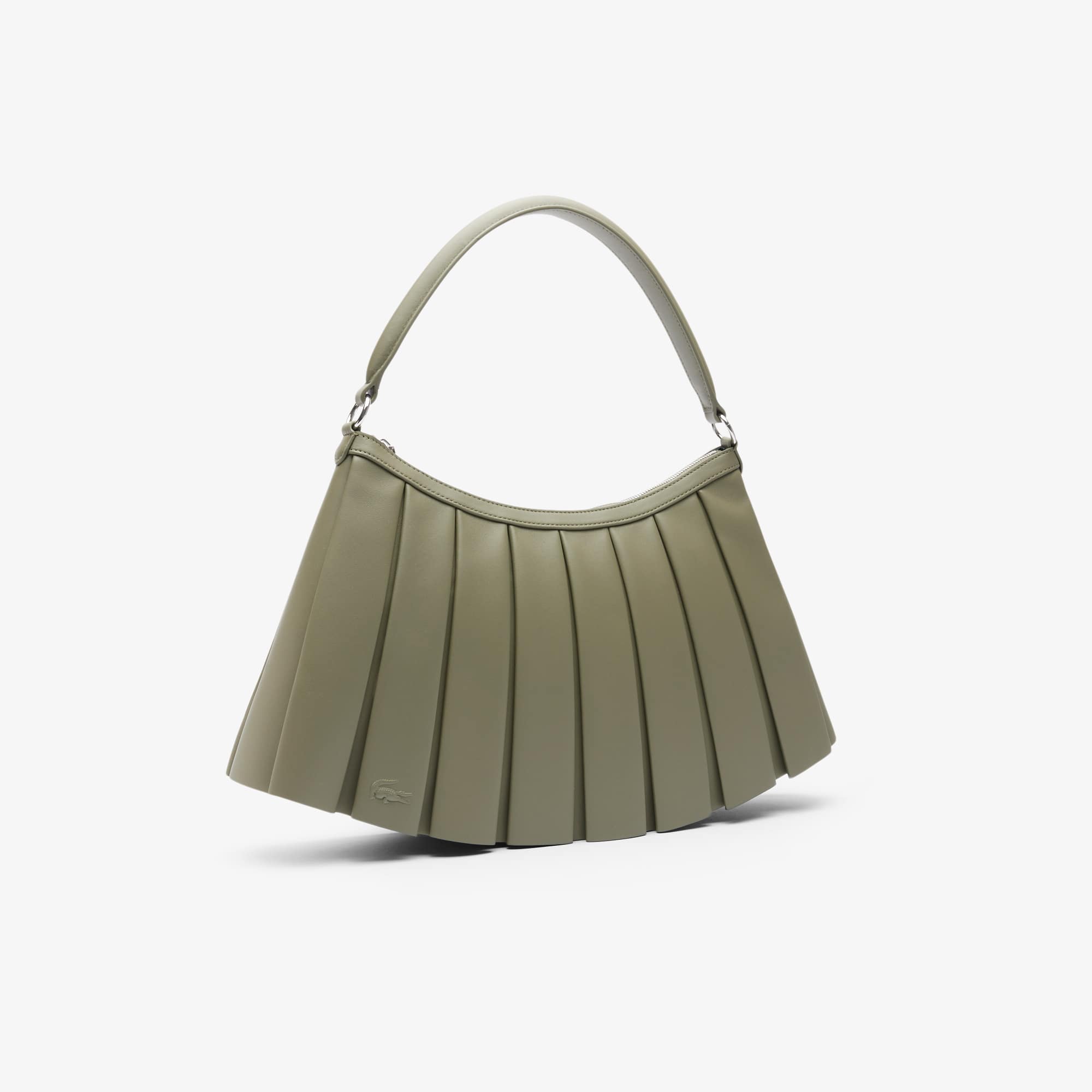 Large Lenglen Leather Bag - Kaki