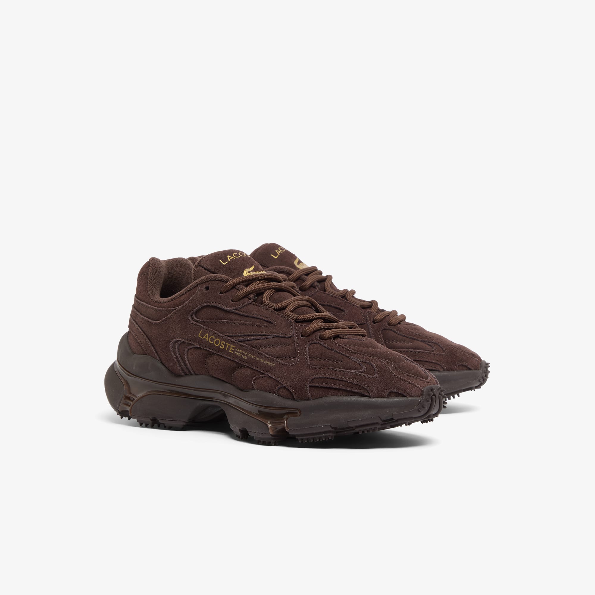 Women's L003 2K24 Suede Sneakers - DK BRW/DK BRW