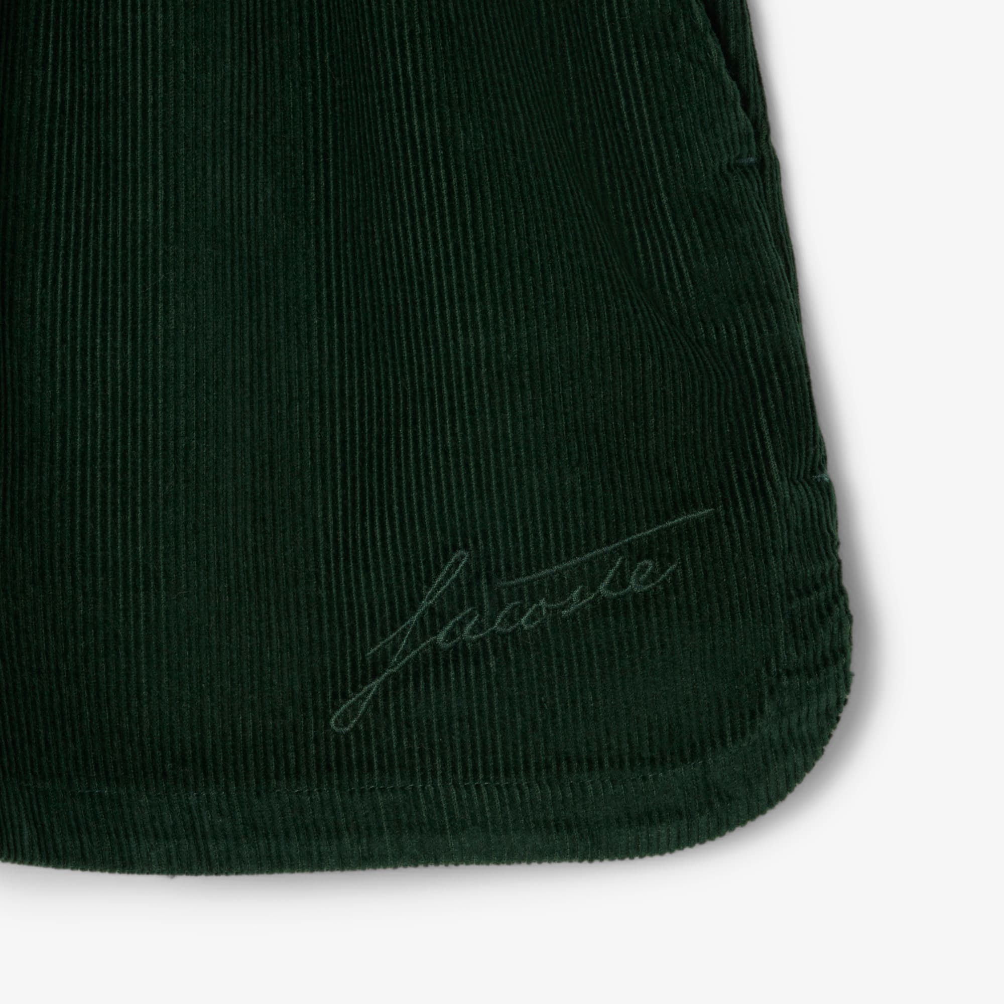 Women's Relaxed Fit Corduroy Shorts - Forest green