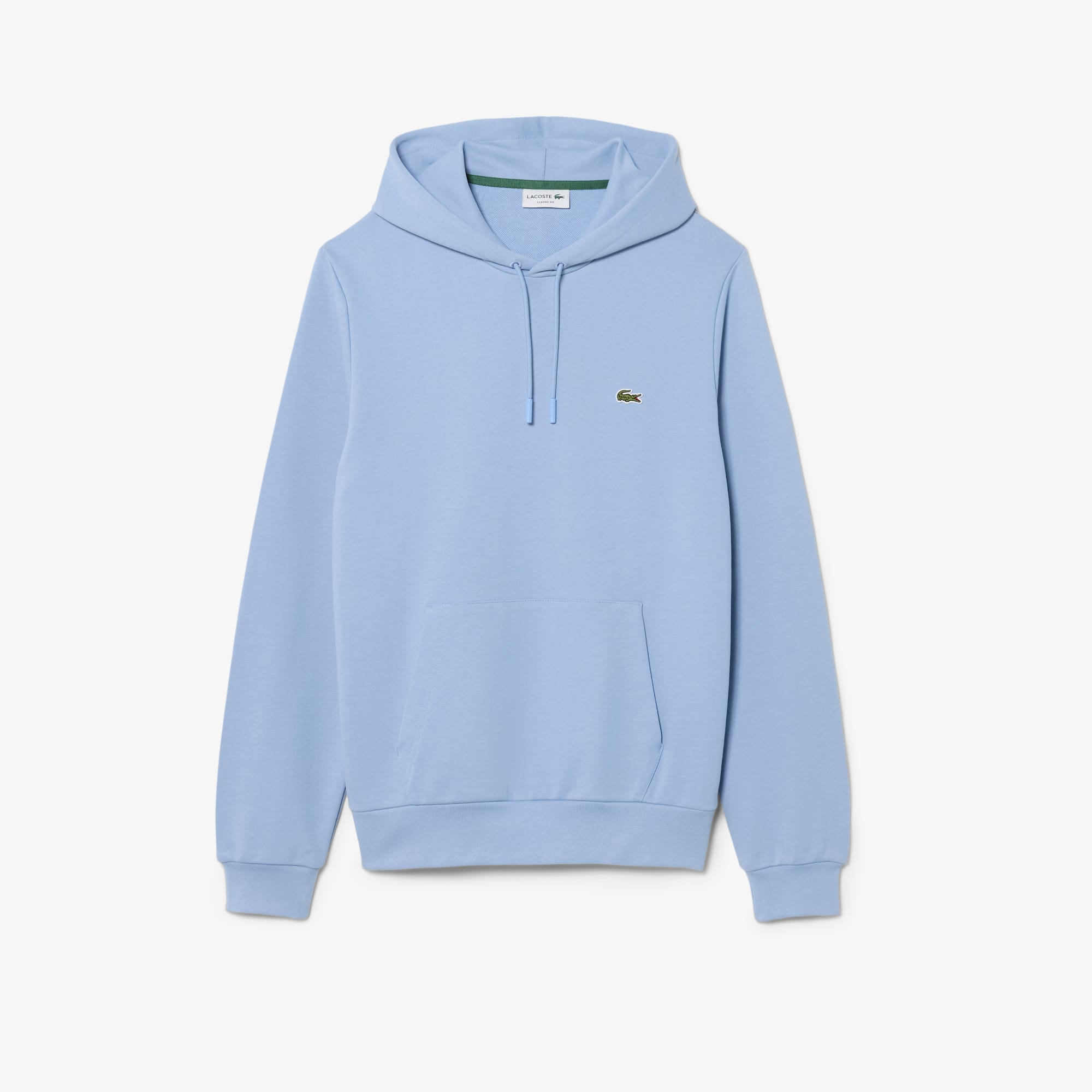 Men's Cotton Fleece Hoodie - Light Blue