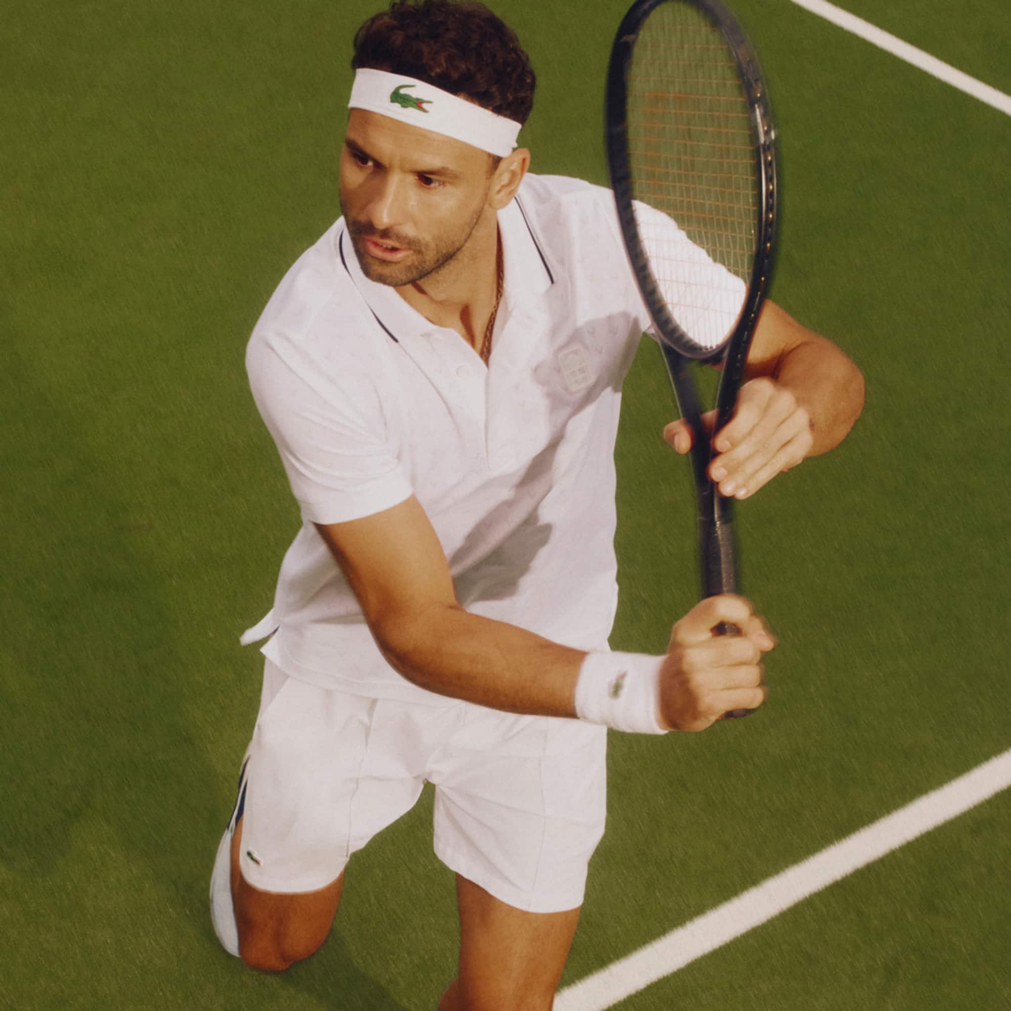 Tennis Heritage Ultra Dry Stretch Polo - White