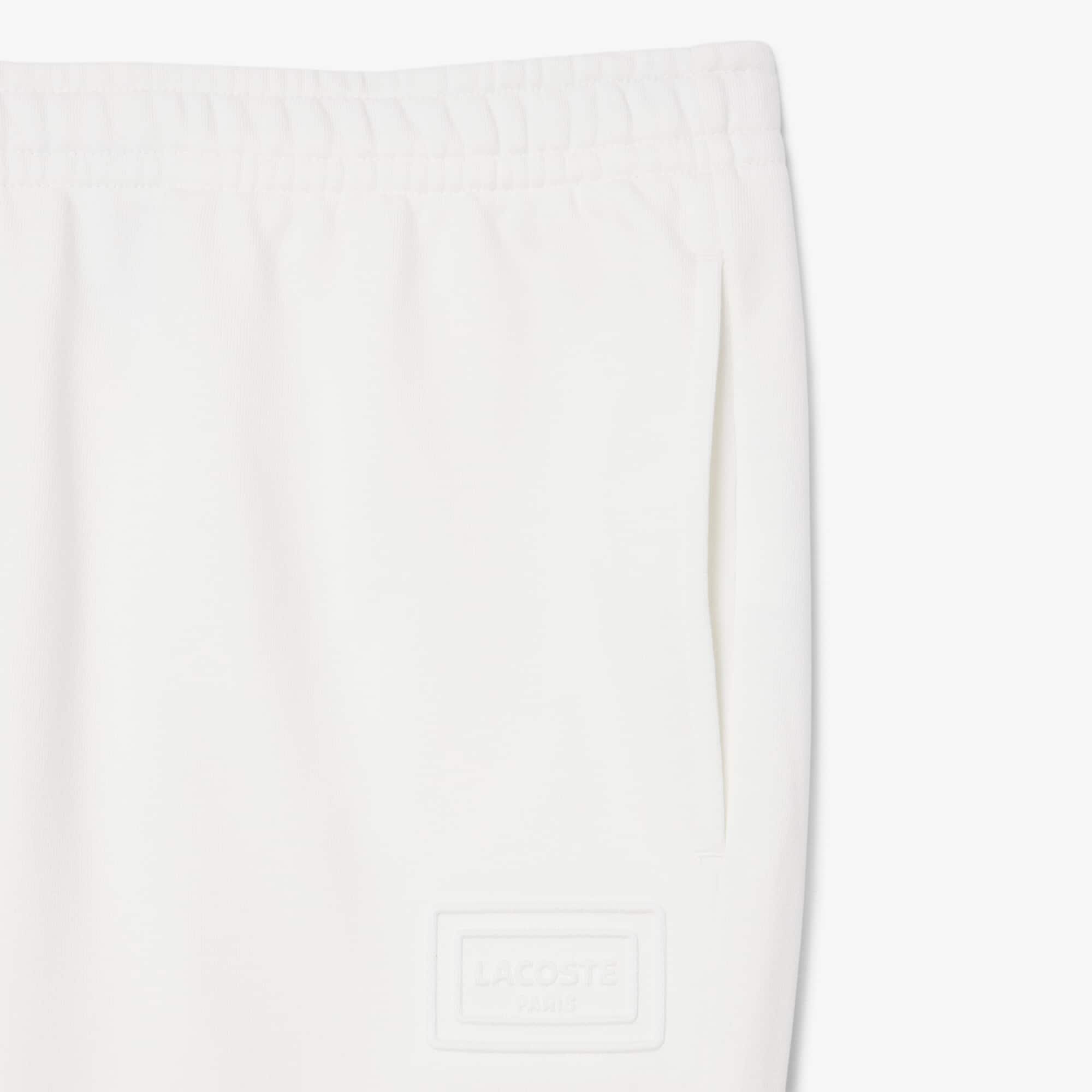 Embossed Branding Sweatpants - White