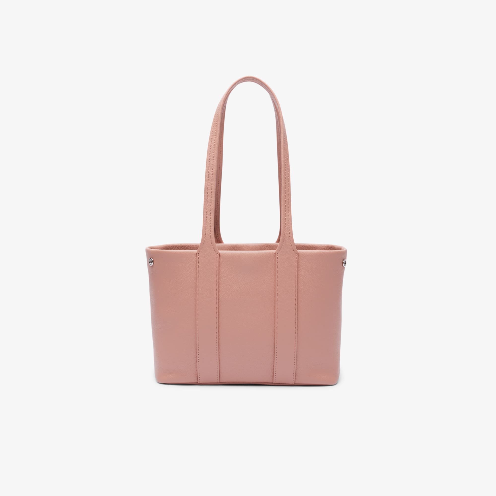 Small City Court Grain Leather Tote - TULLE