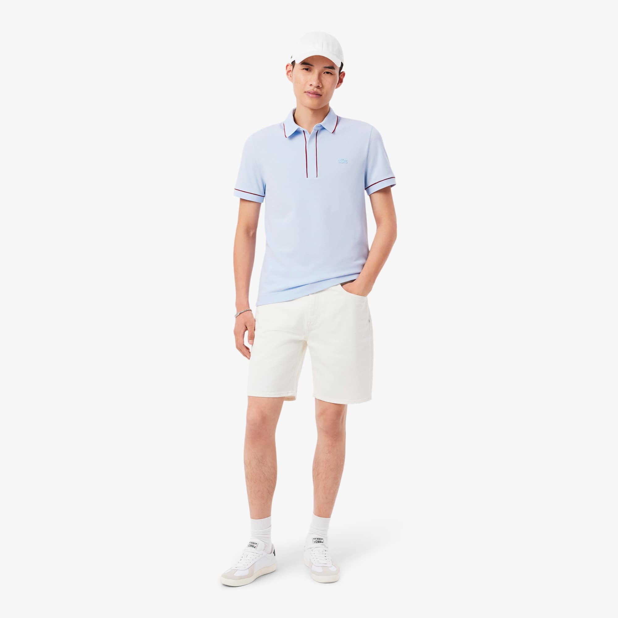 Men's Regular Fit Paris Stretch Piqué Polo - Phoenix blue
