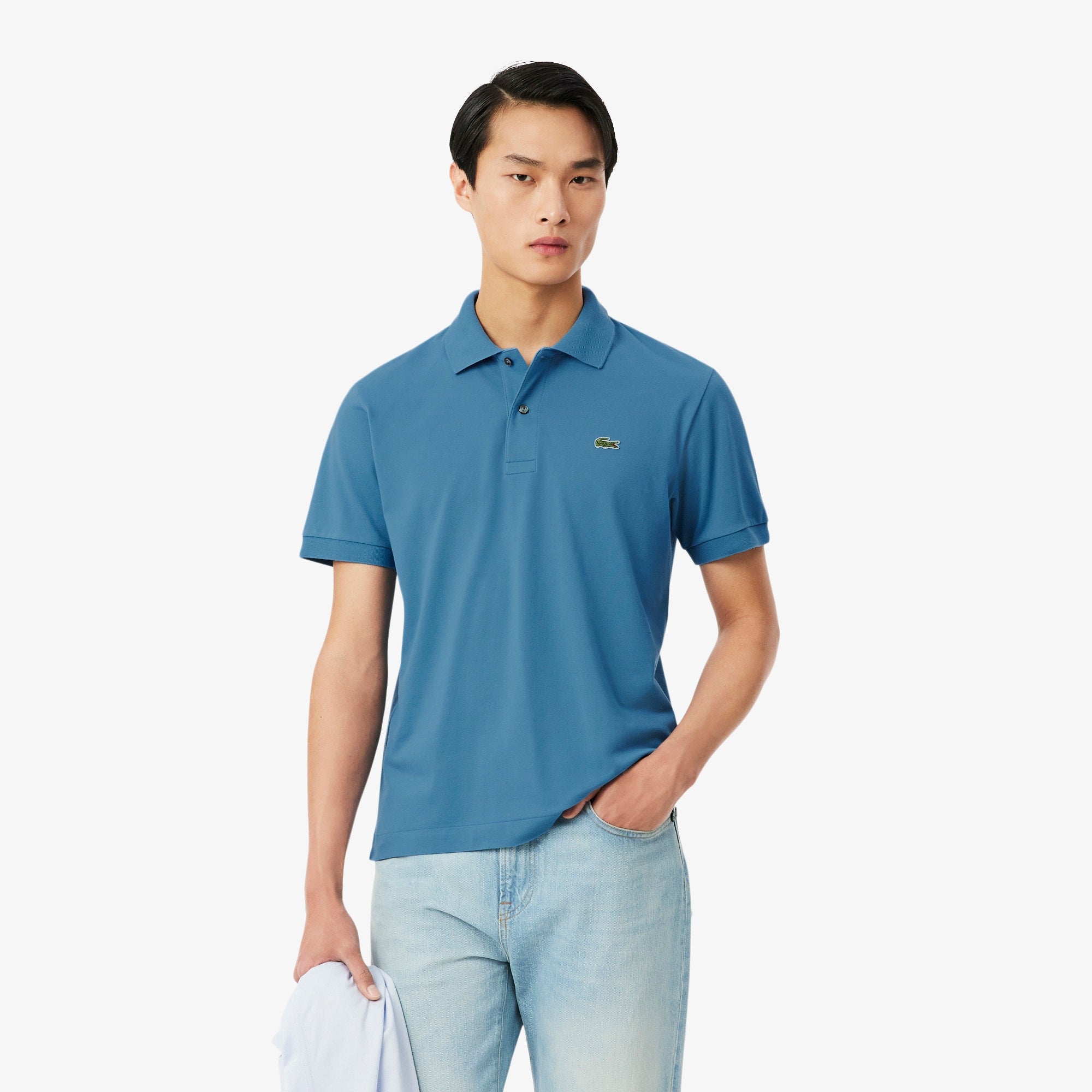 Men's Classic Fit LIGHT Piqué Polo - Bleu