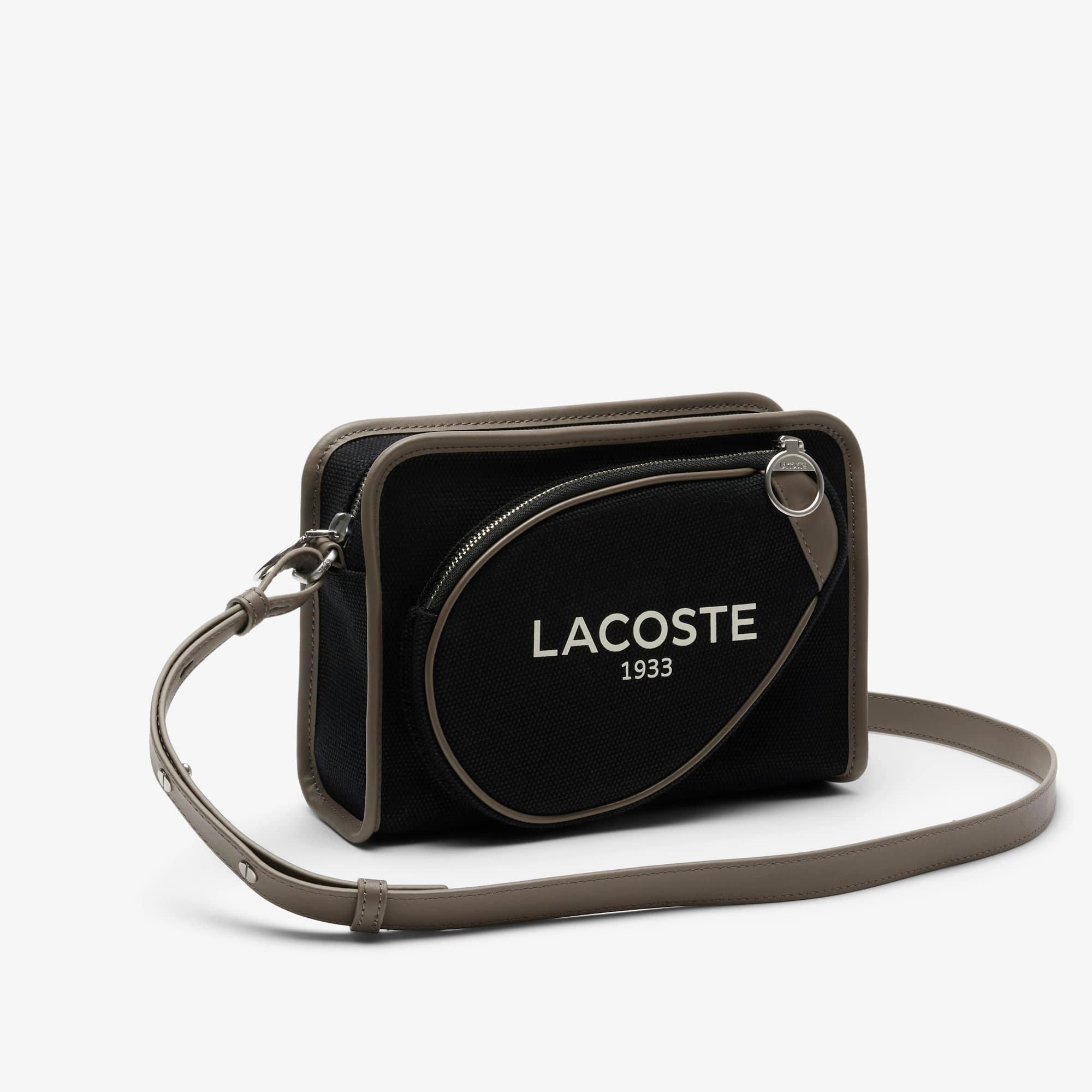Heritage Canvas Shoulder Bag - NOIR MOREL