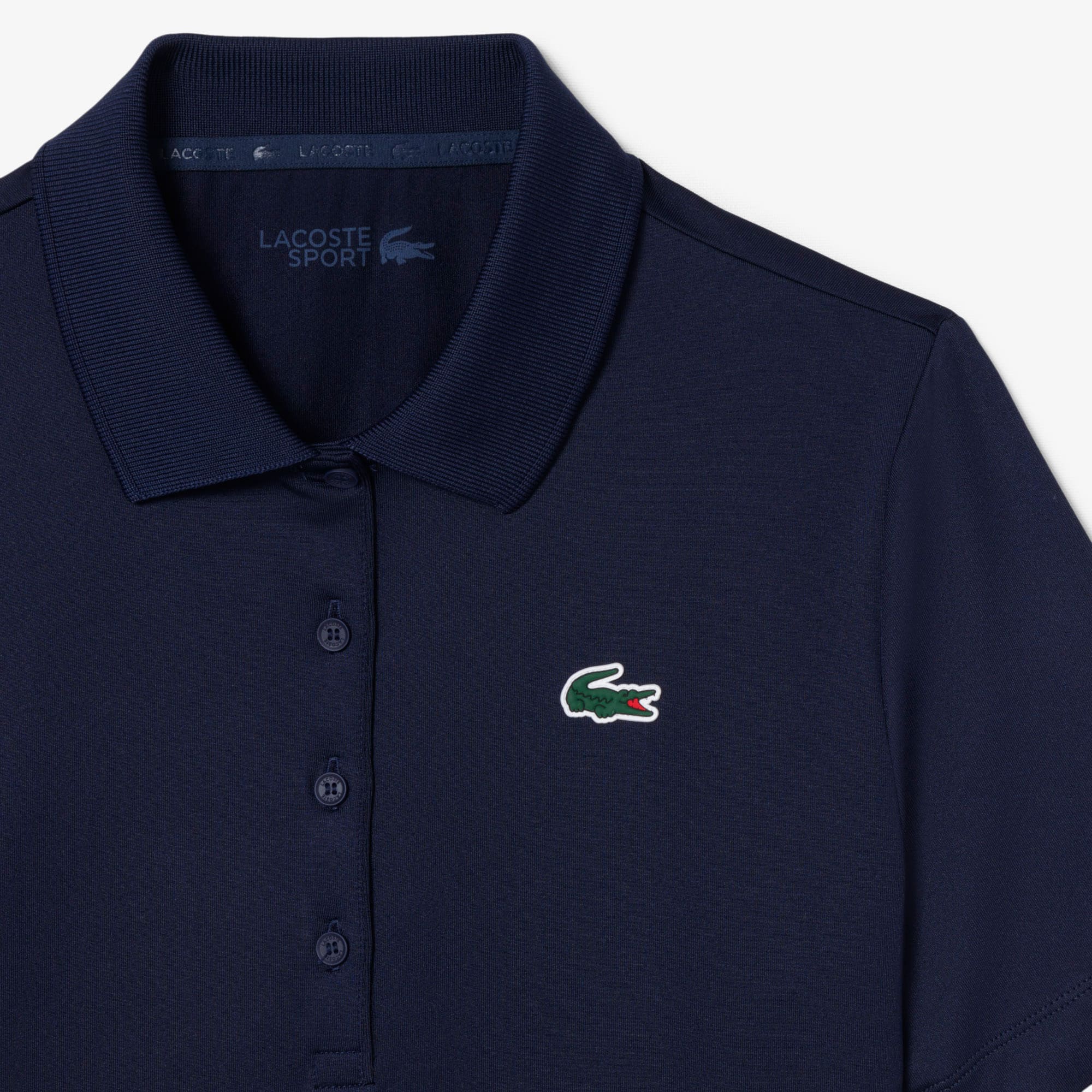 Slim Fit UV Protect Stretch Golf Polo - Navy Blue