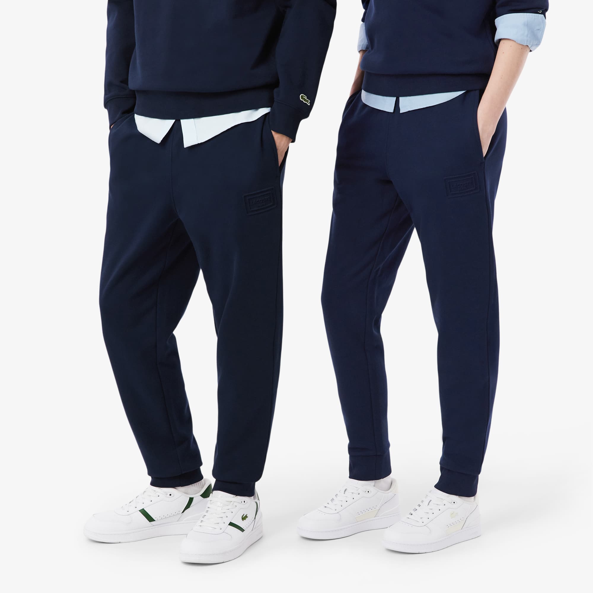 Embossed Branding Sweatpants - Navy Blue