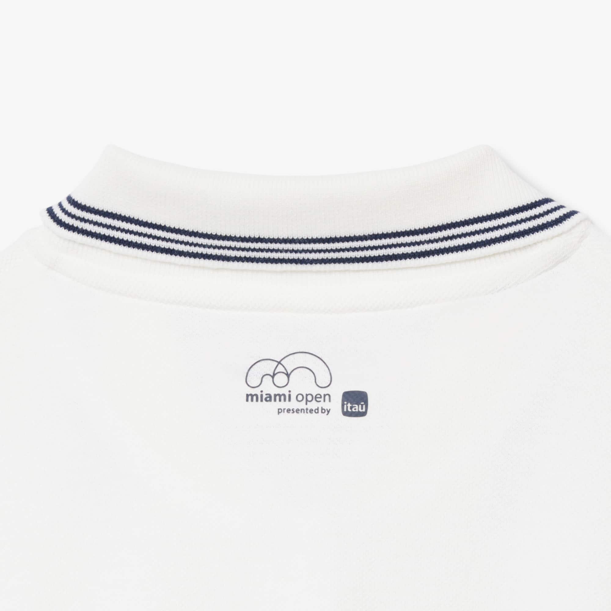 Miami Open Edition Polo Collar Dress - White