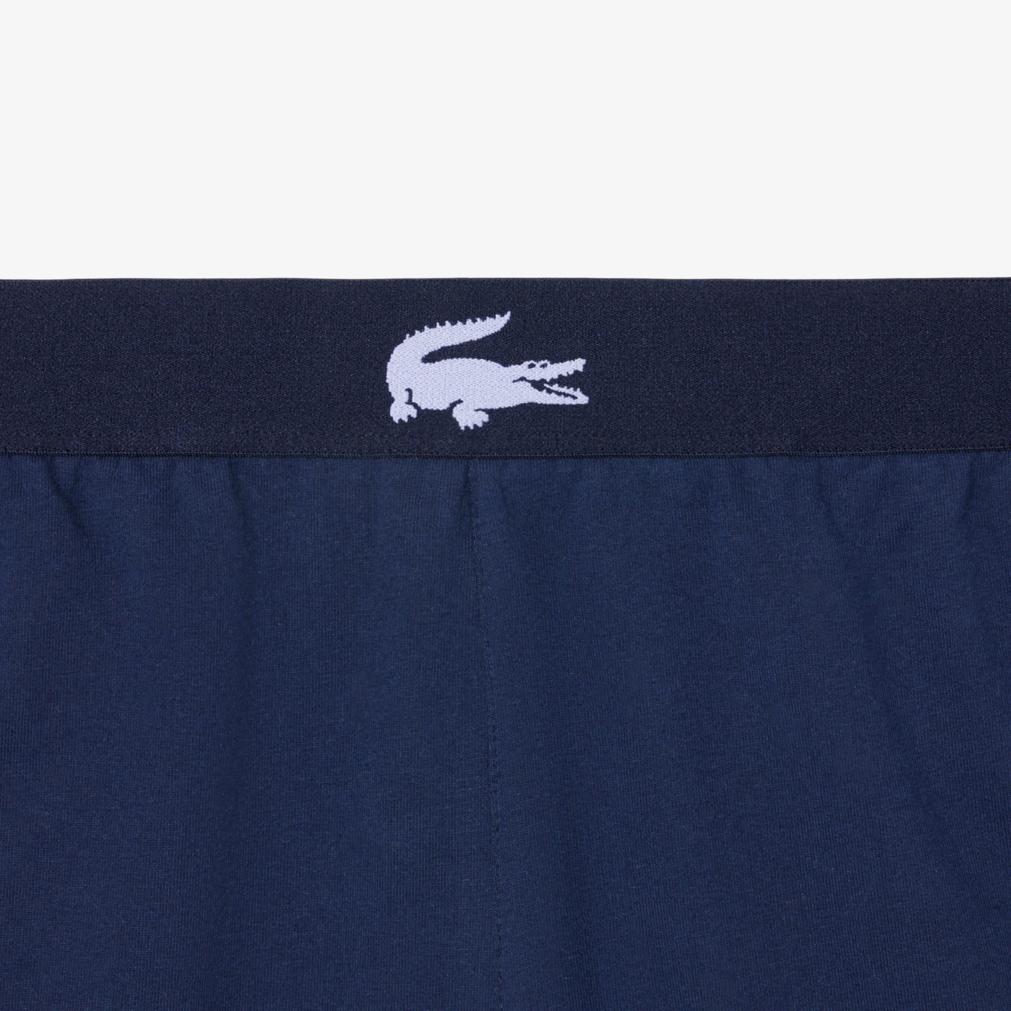 Men's Straight Fit Fleece Loungewear Shorts - Navy Blue / Purple