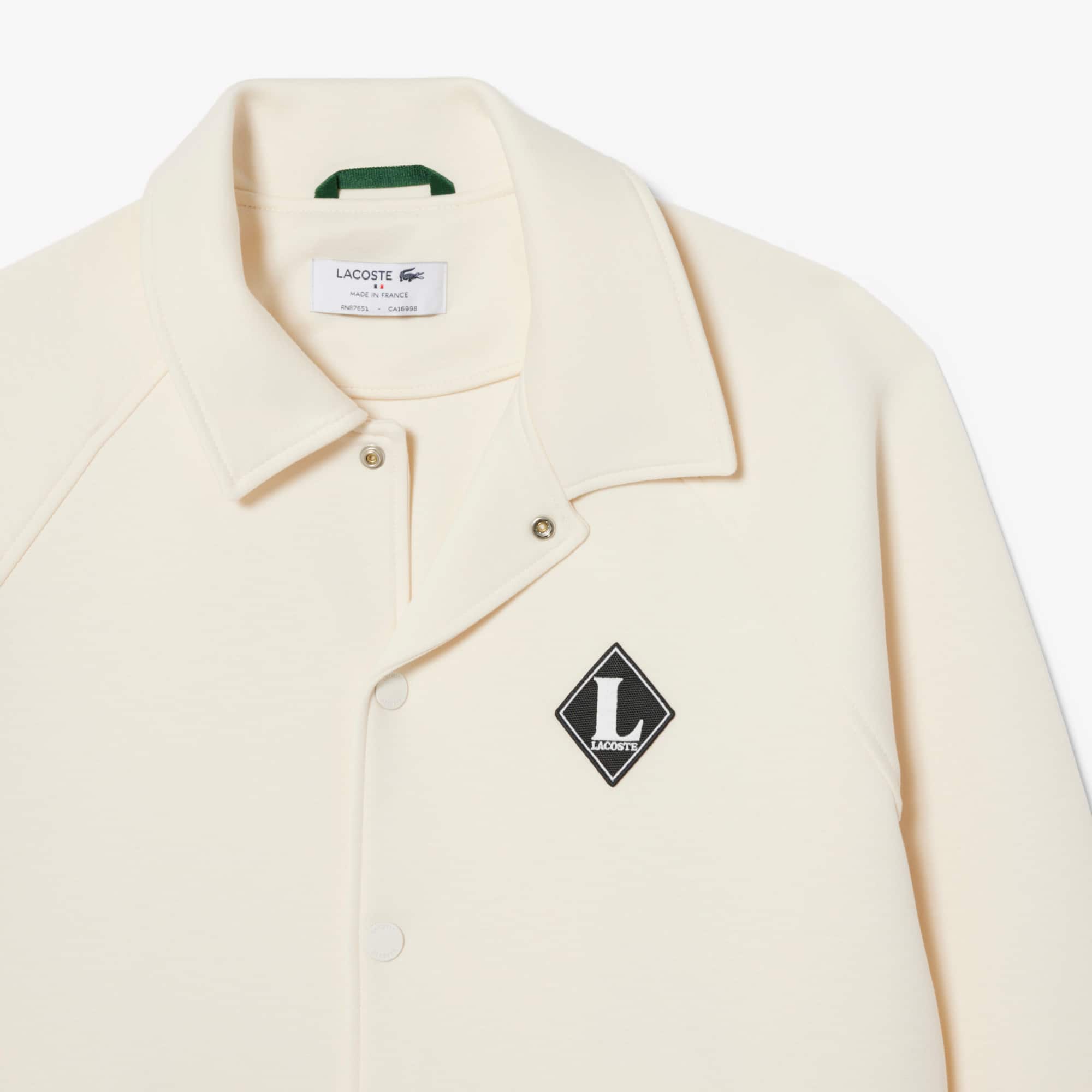 Made In France Retro Badge Jacket - Cream