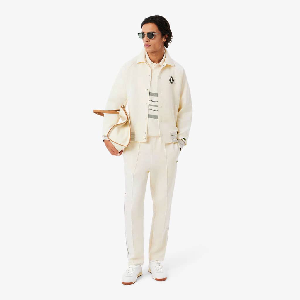 Made In France Retro Badge Jacket - Cream