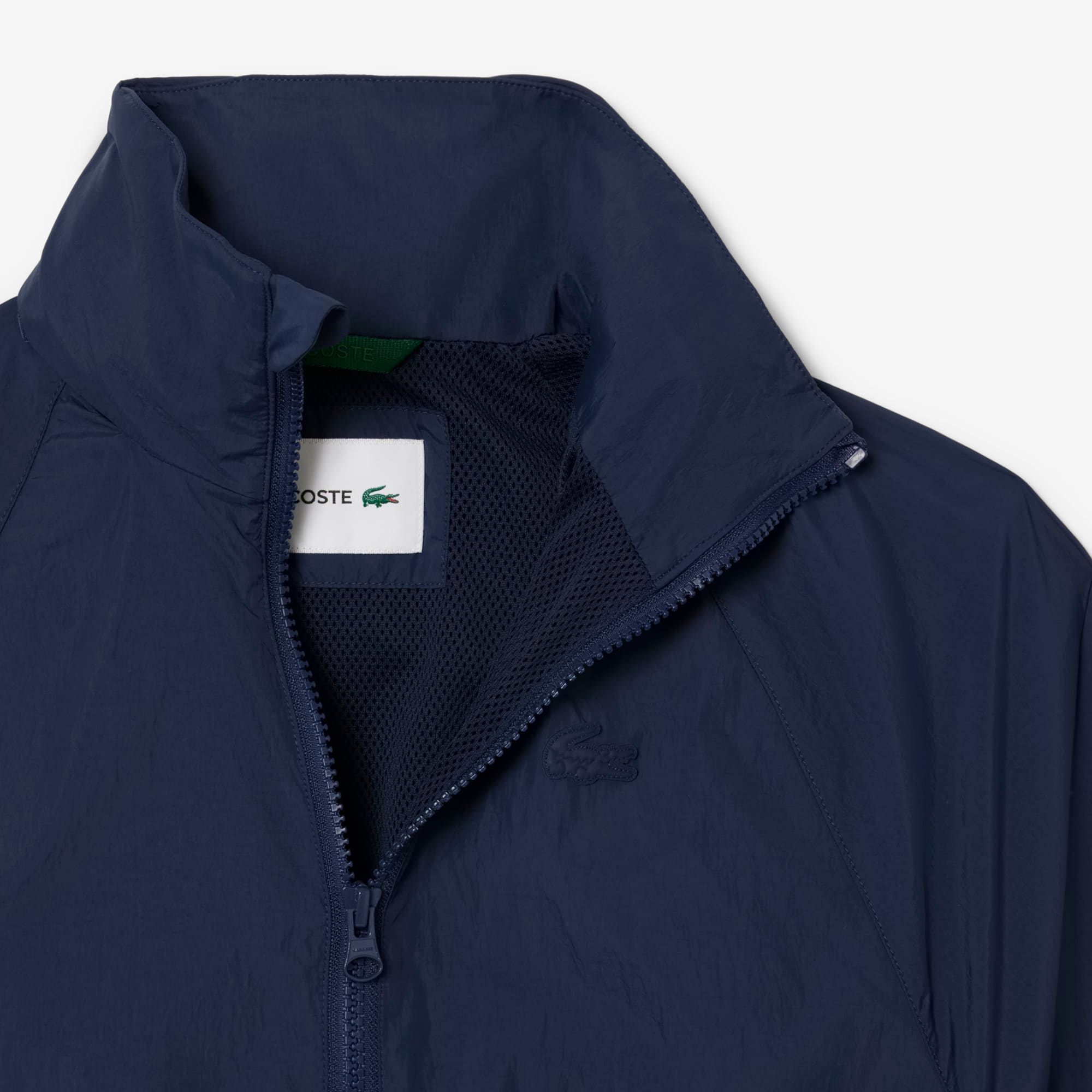 Women's Hooded Track Jacket - Navy Blue