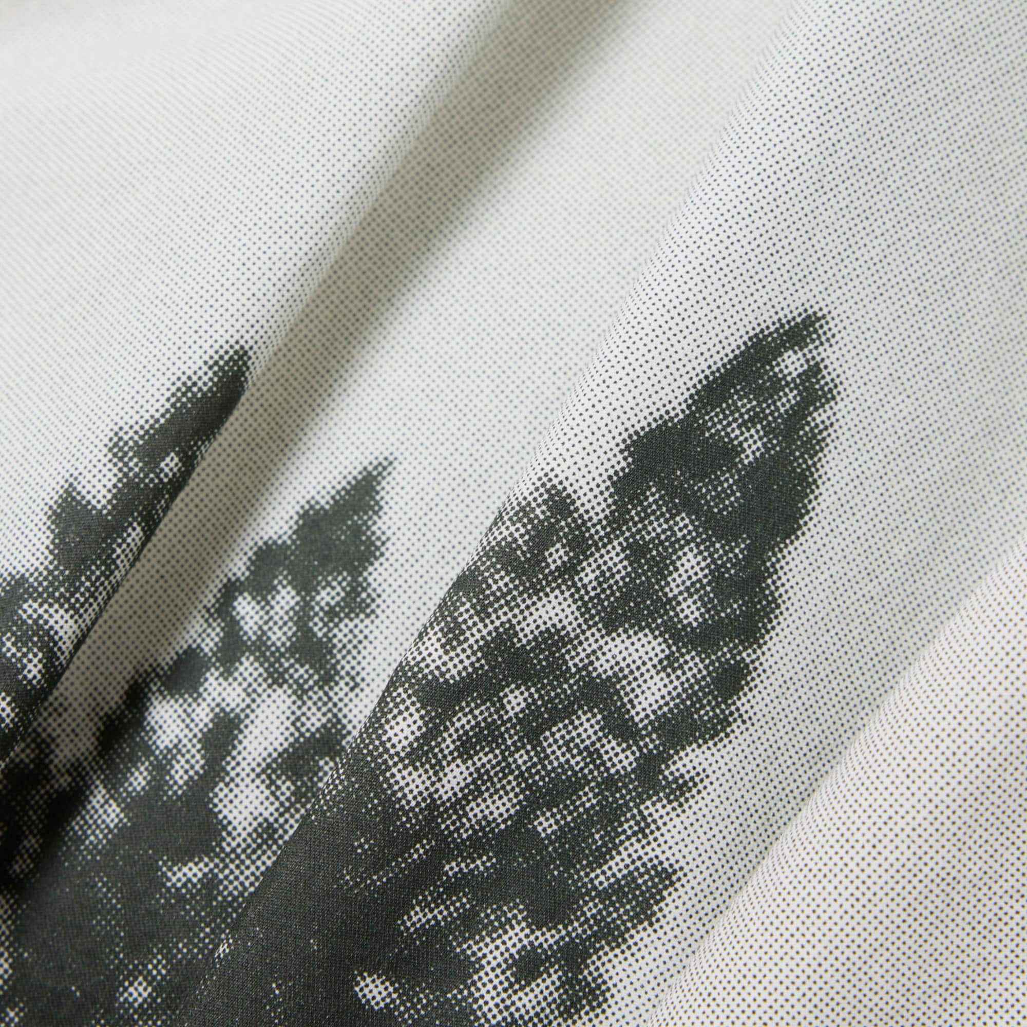 Relaxed Fit Printed Cotton Twill Shirt - White