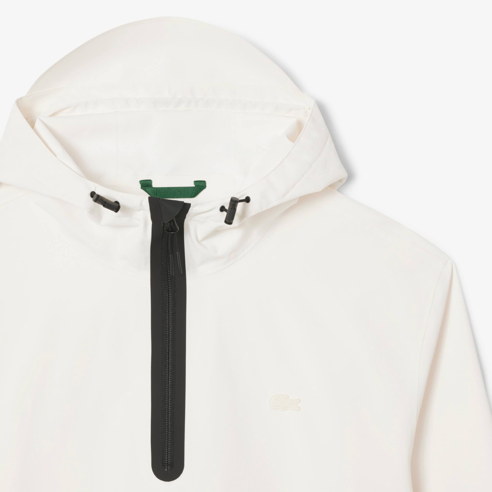 Men's Technical Water-Repellent Popover Jacket - White