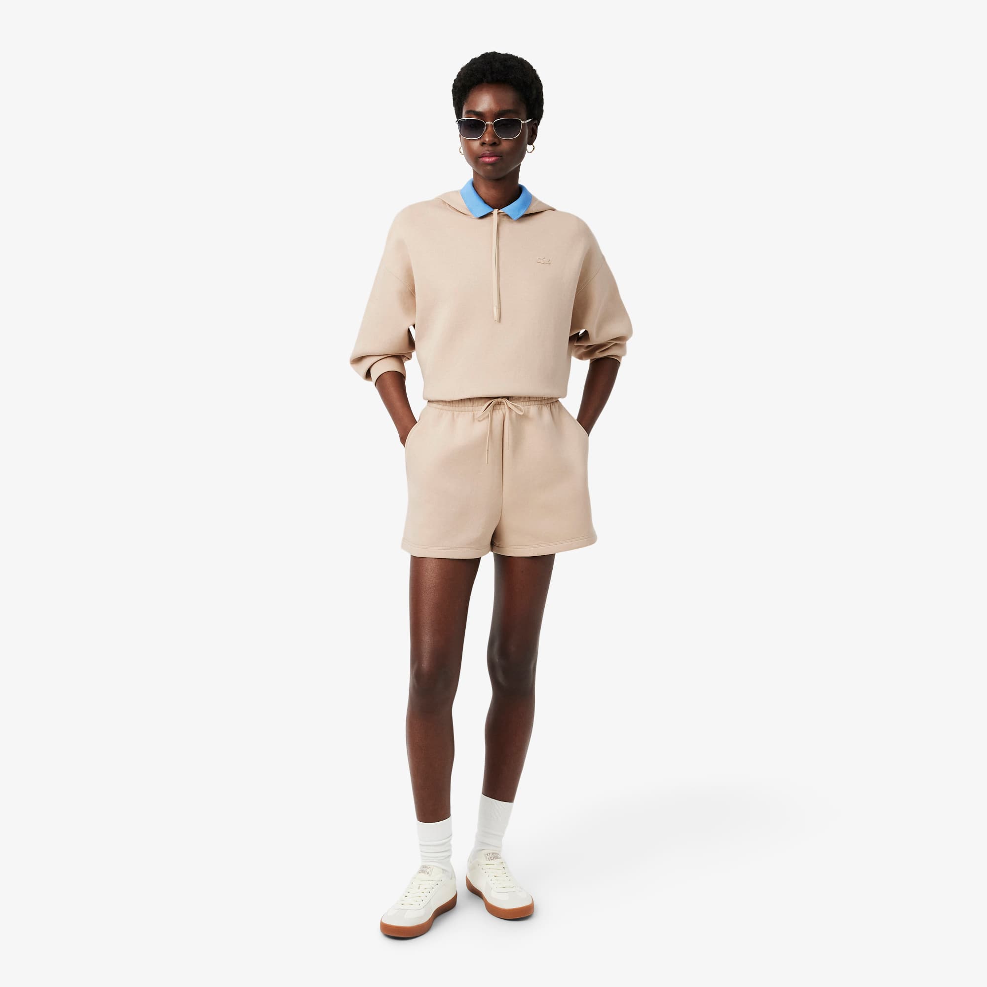 Double Face Jersey Shorts - Beige