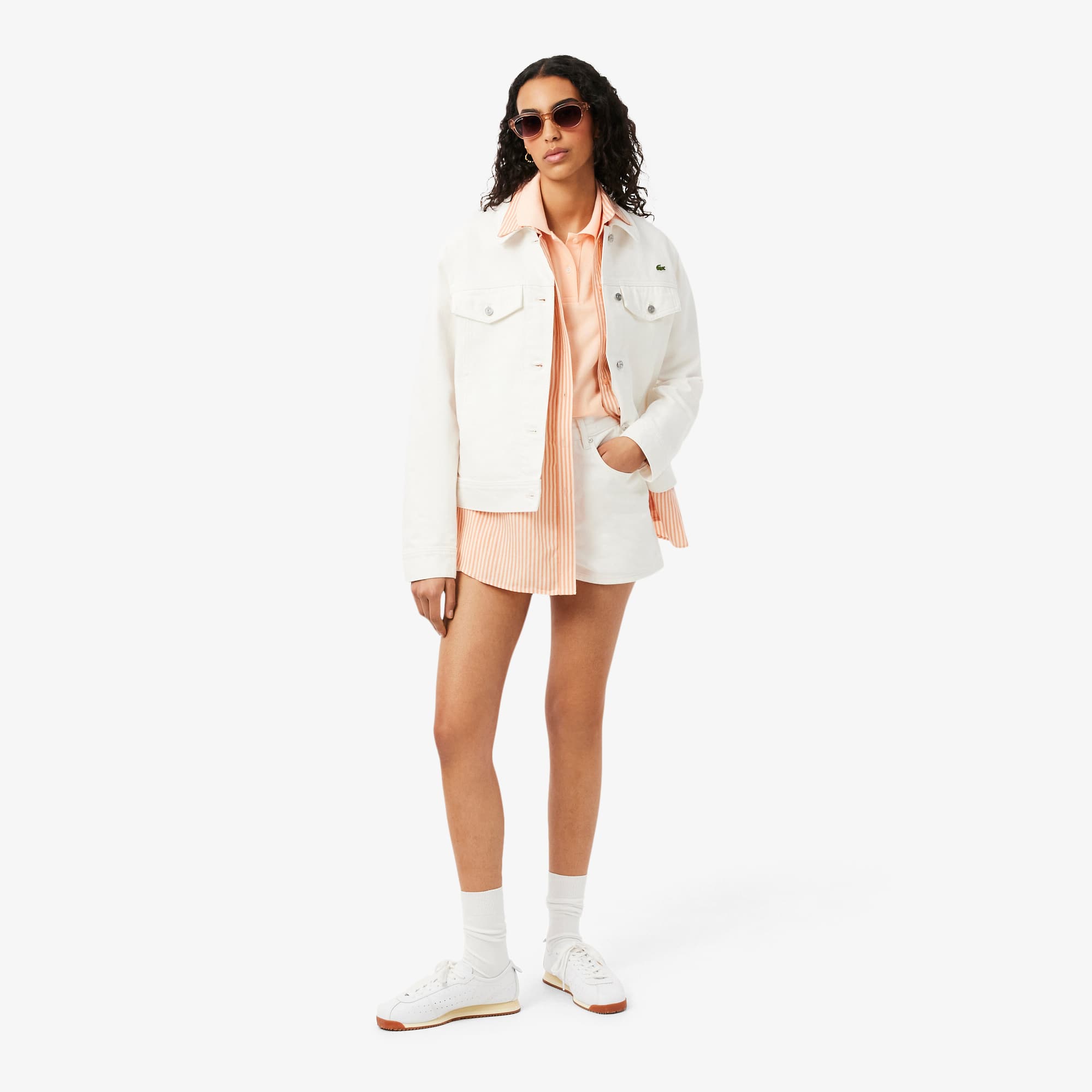 Women's Regular Fit Supple Petit Piqué Polo - Rose Pale