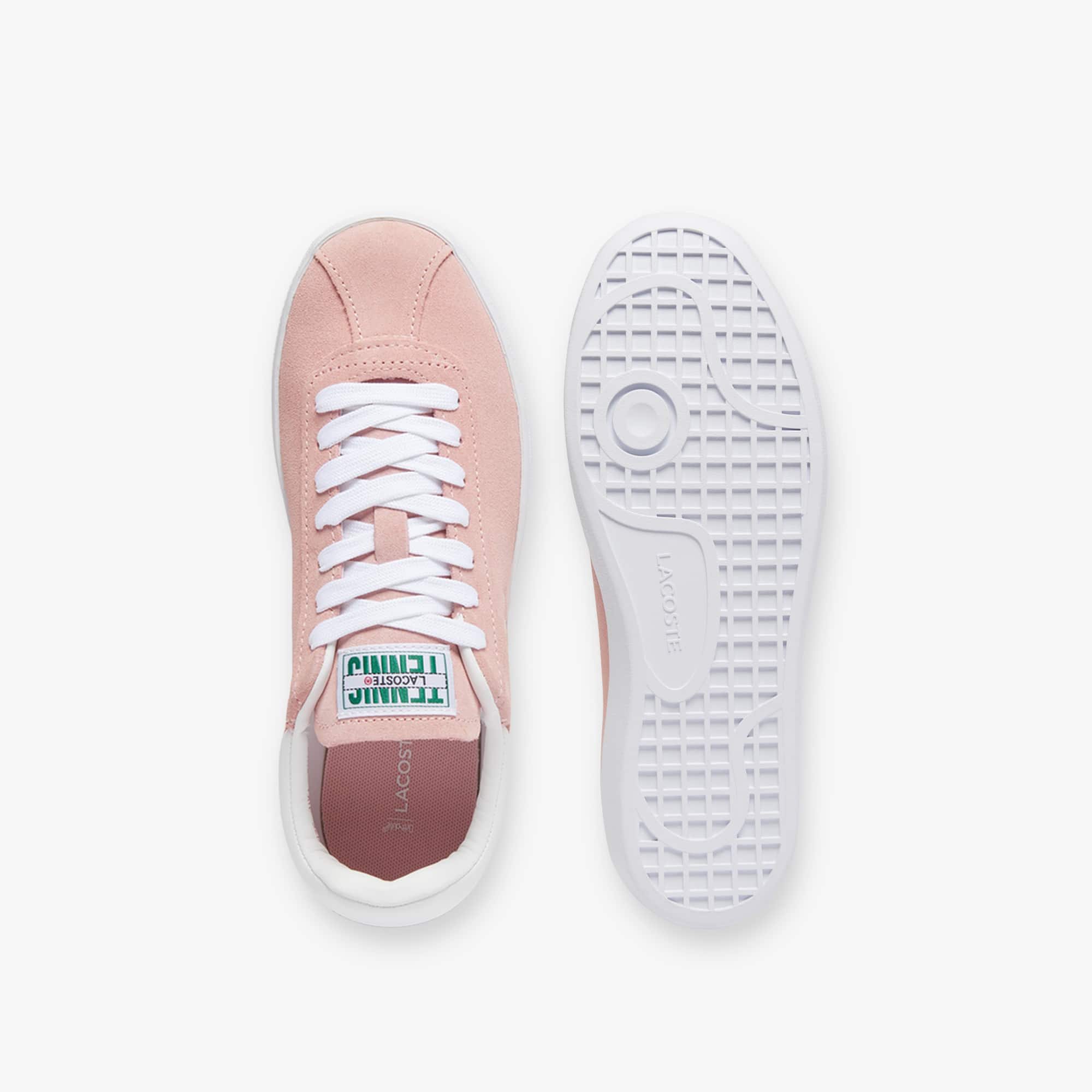 Women's Baseshot Suede Sneakers - PINK/WHITE