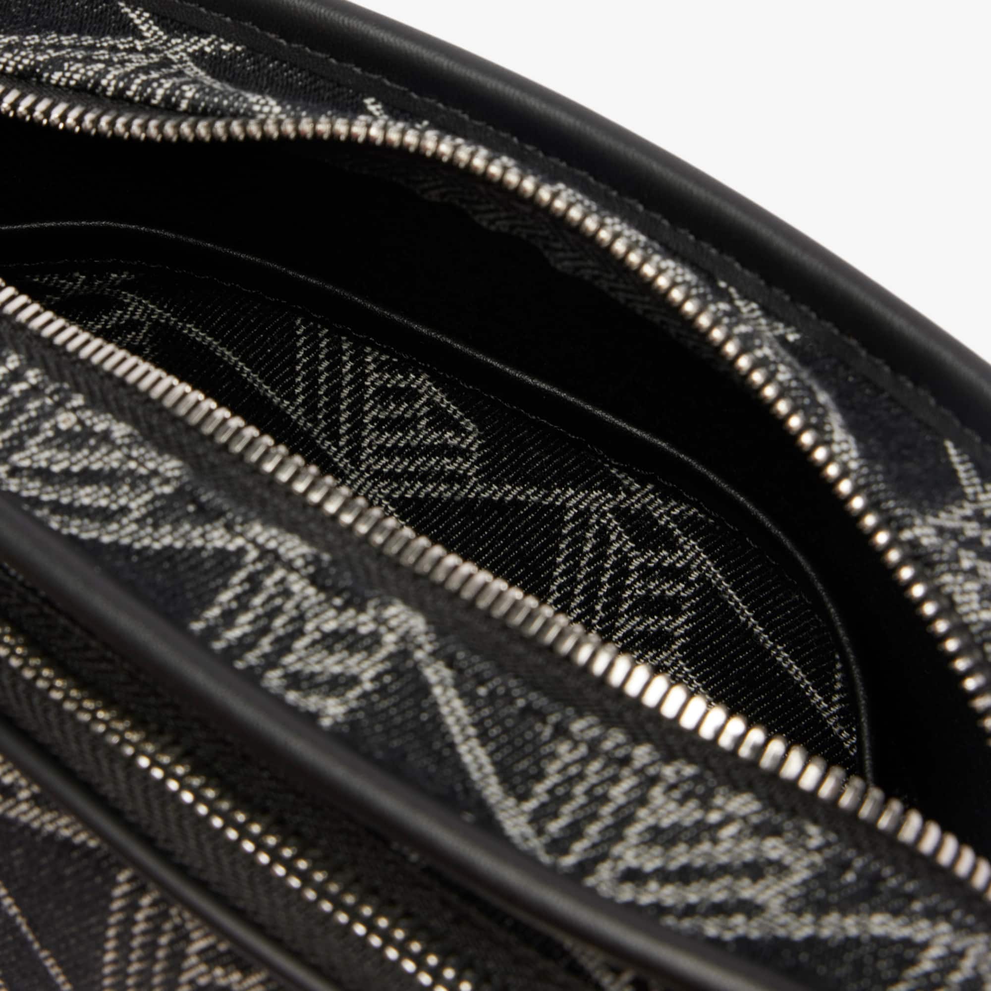 Heritage Shoulder Bag - MONO JACQUARD DENIM NOIR