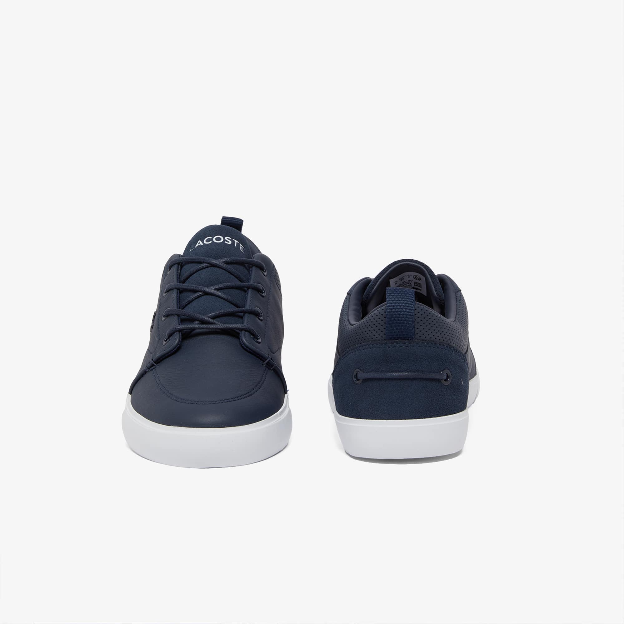 Men's Bayliss Leather Sneakers - NVY/WHT