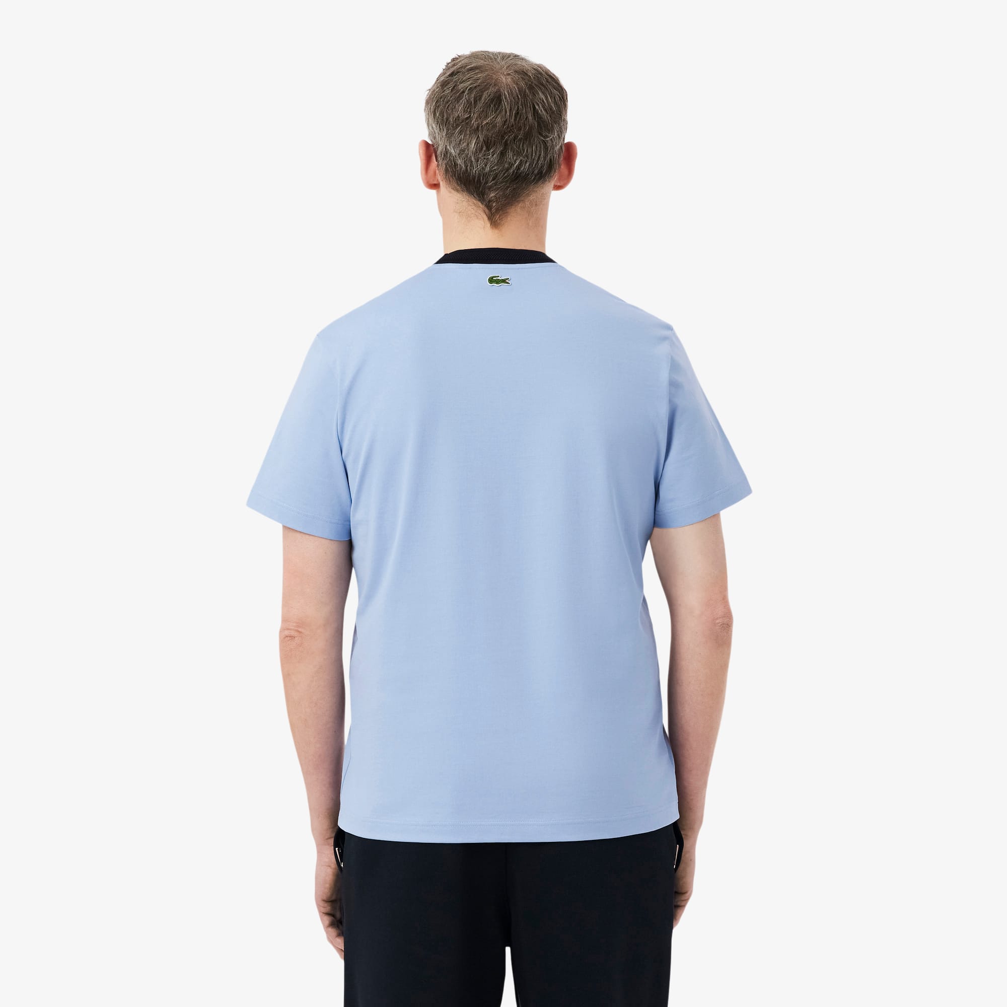 Made In France Badge Accent T-Shirt - Light Blue
