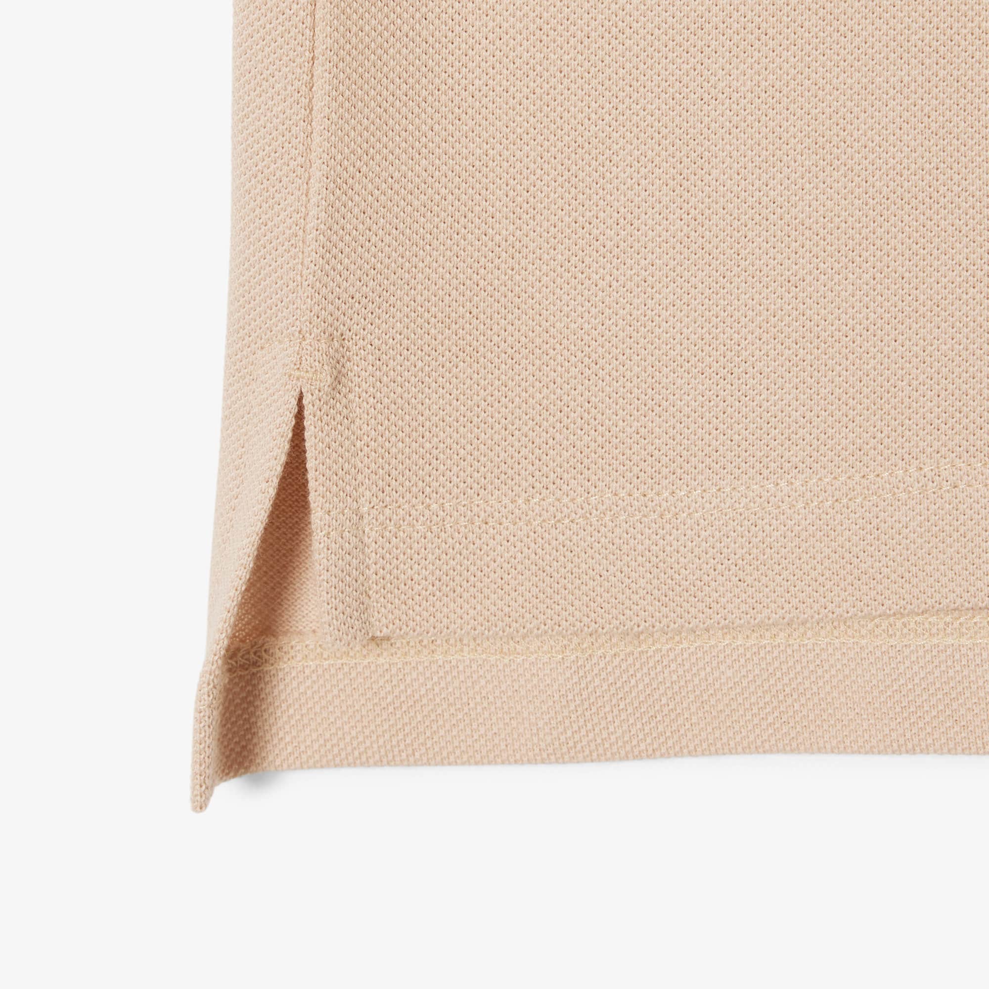 Women's Regular Fit Supple Petit Piqué Polo - Beige