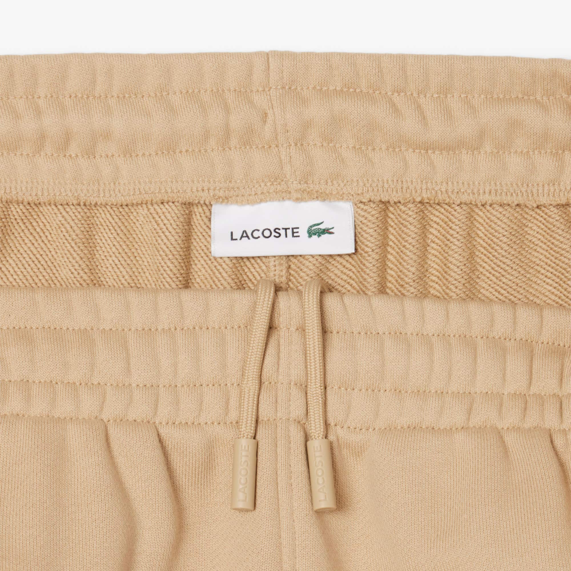 Women's Embossed Logo Fleece Pants - Beige