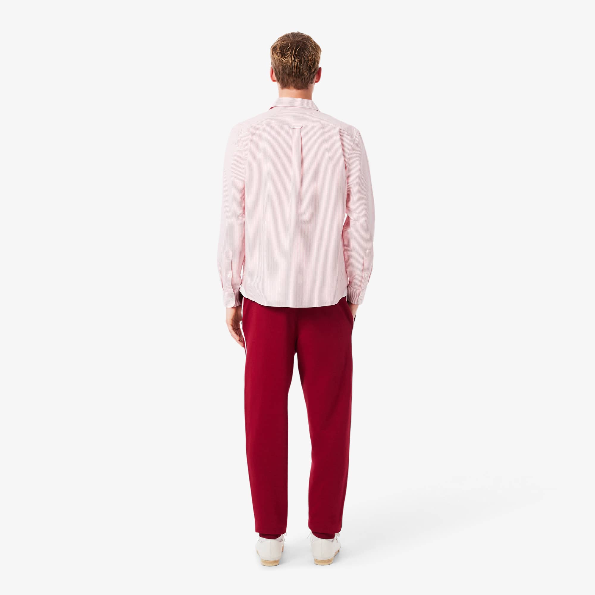 Men's Logo Trim Sweatpants - Bordeaux
