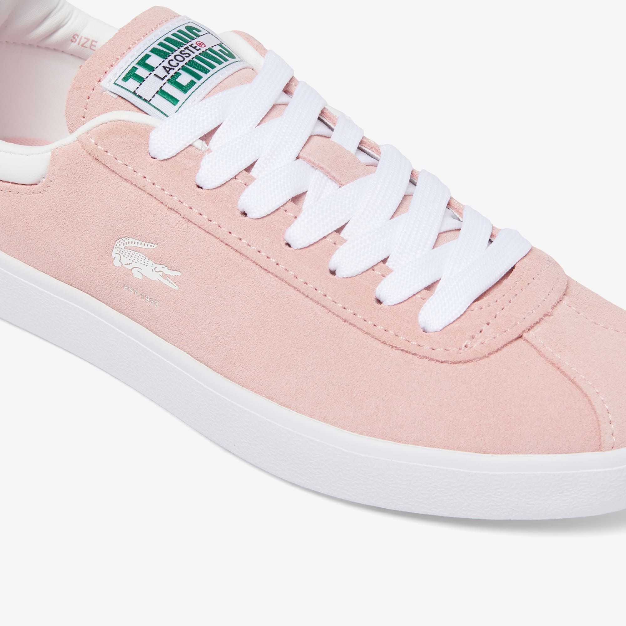 Women's Baseshot Suede Sneakers - PINK/WHITE