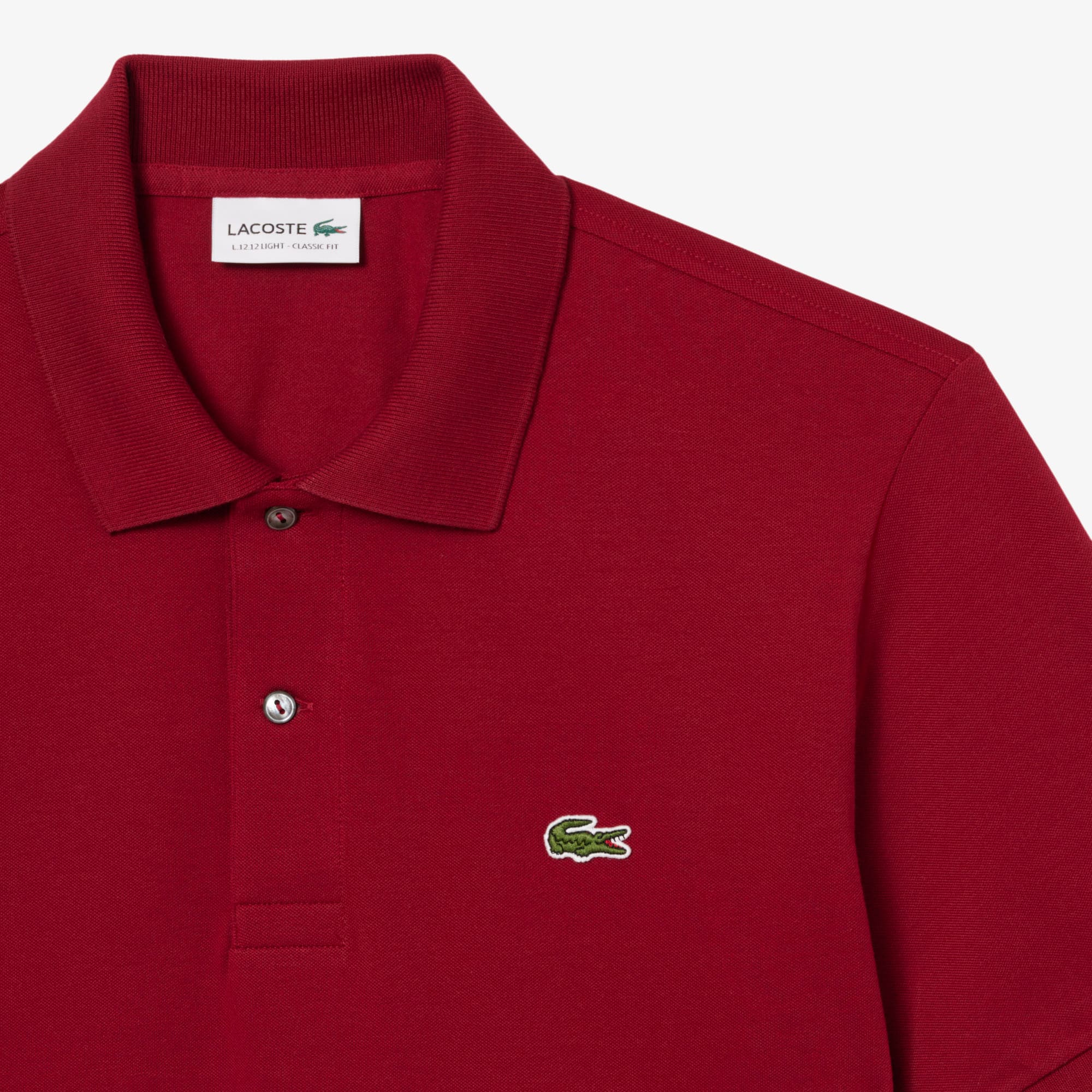 Men's Classic Fit LIGHT Piqué Polo - Bordeaux