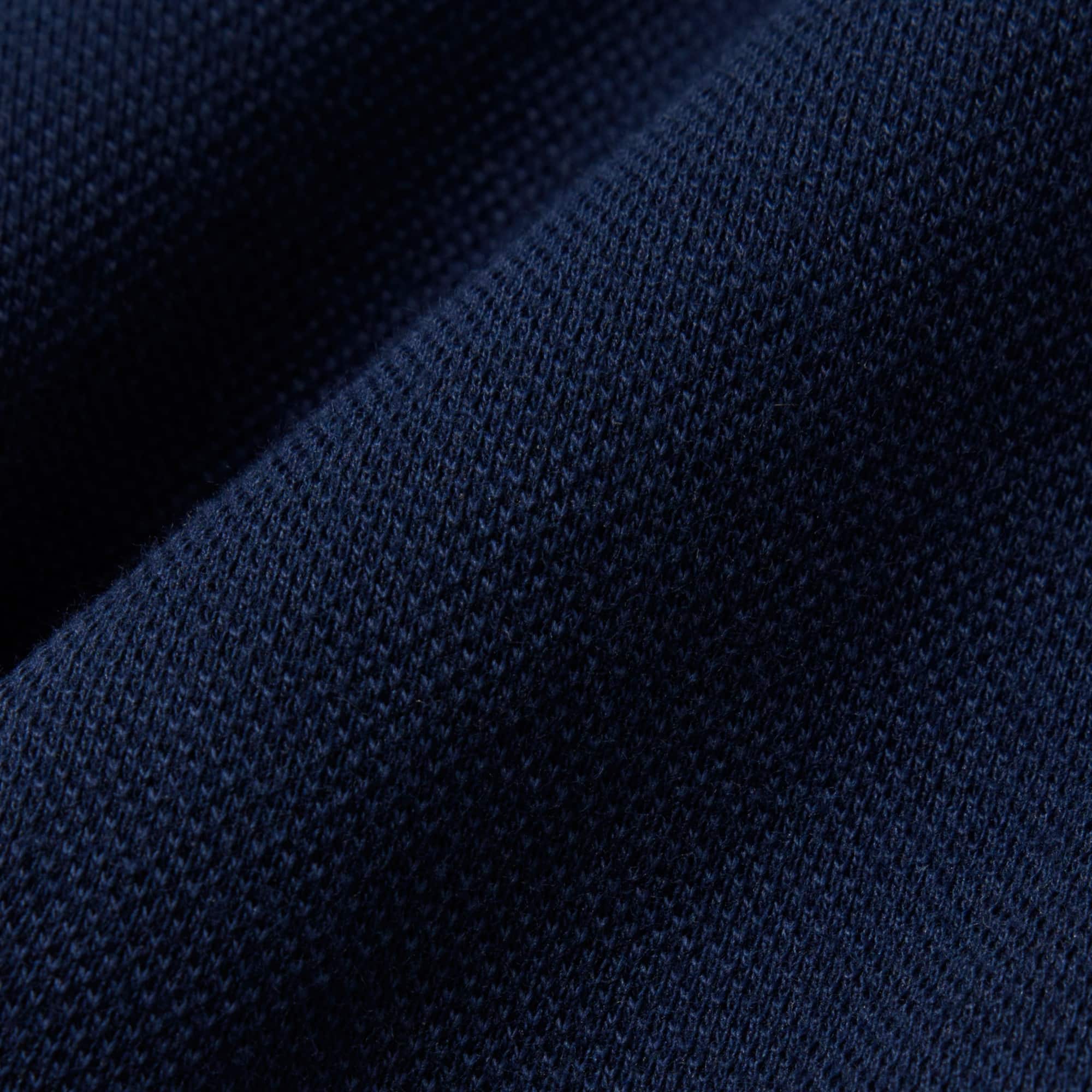 Made In France Polo Collar Playsuit - Navy Blue / White