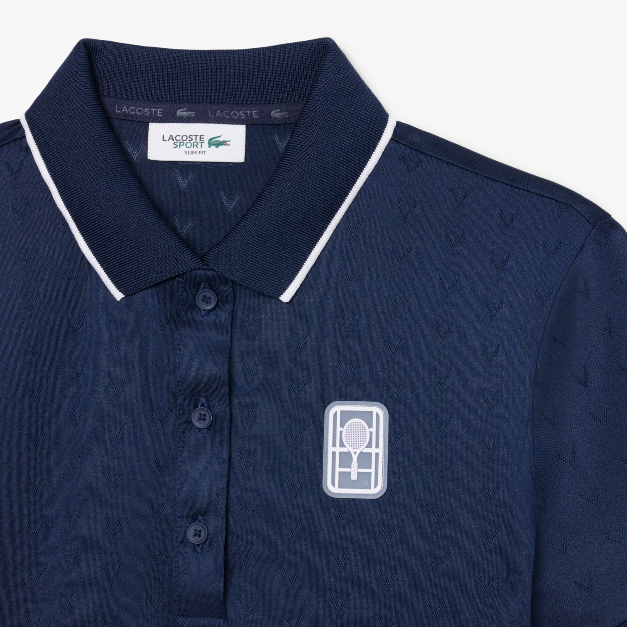 Tennis Heritage Ultra Dry Stretch Polo - Navy Blue