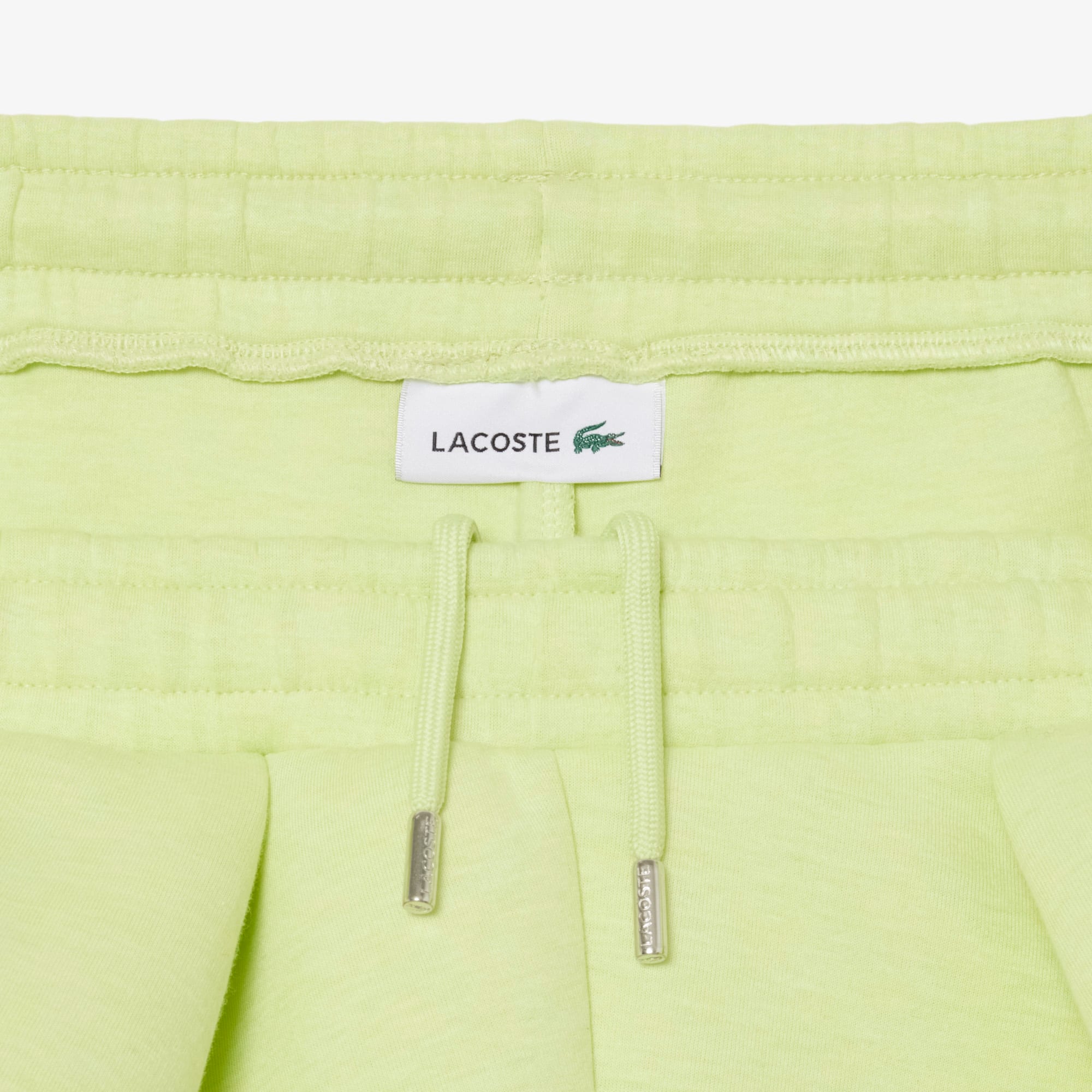 Pleated Cotton Shorts - Vert Clair