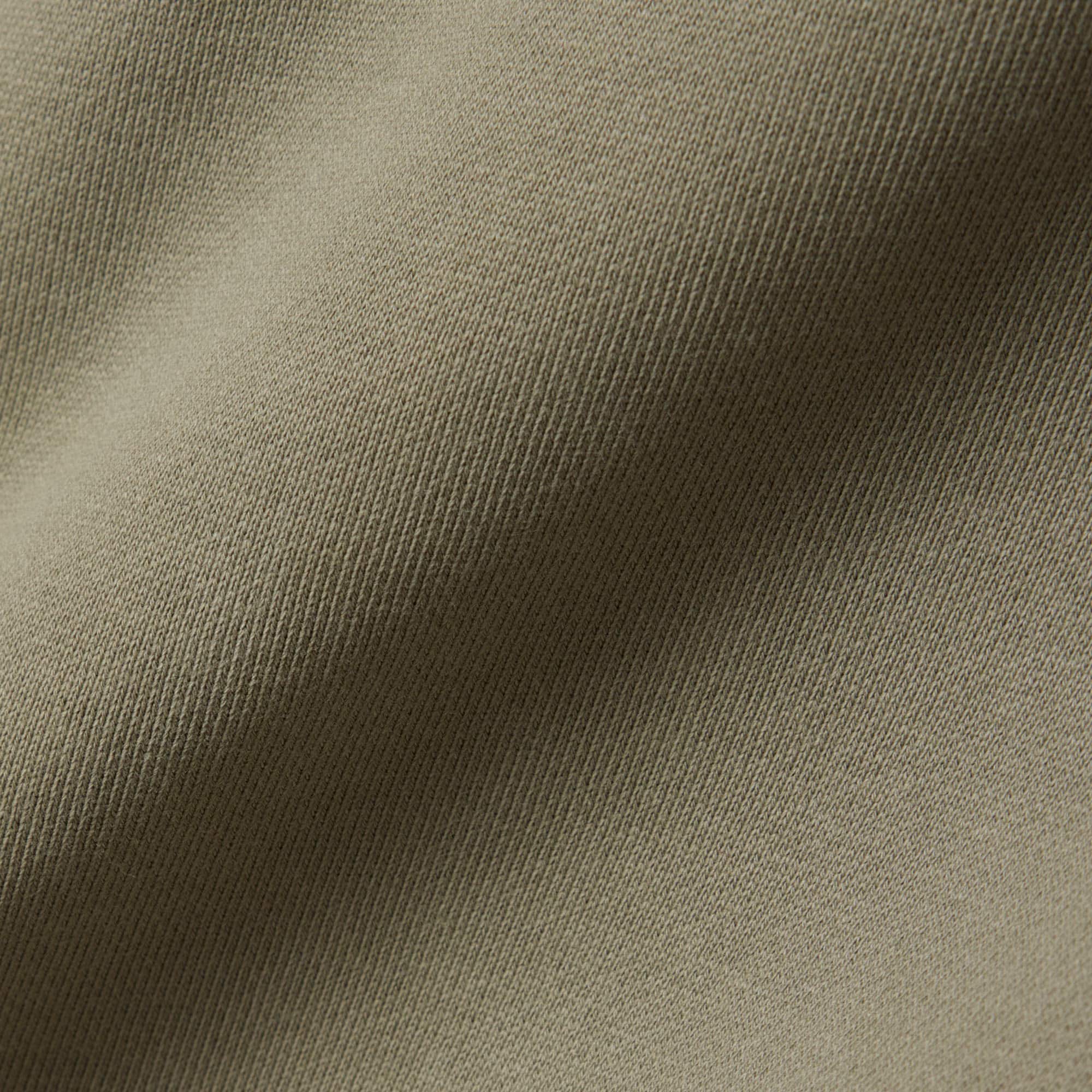 Logo Stripe Zipped Hoodie - Khaki Green