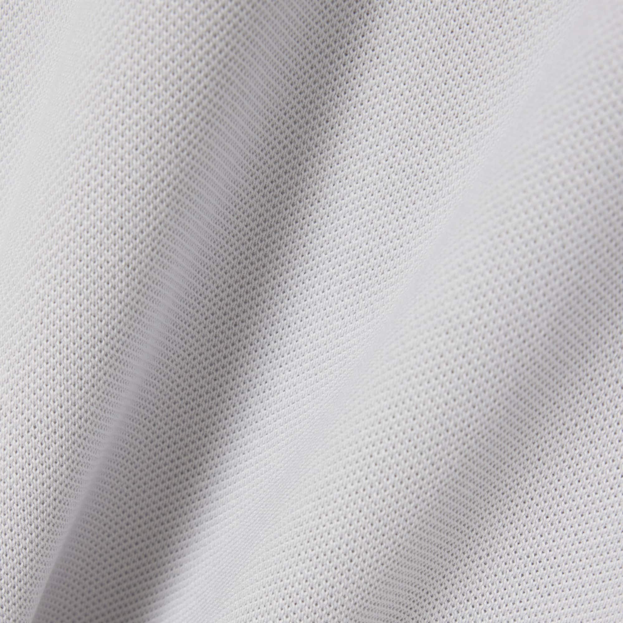 Classic Fit Embossed Branding Polo - Light Grey