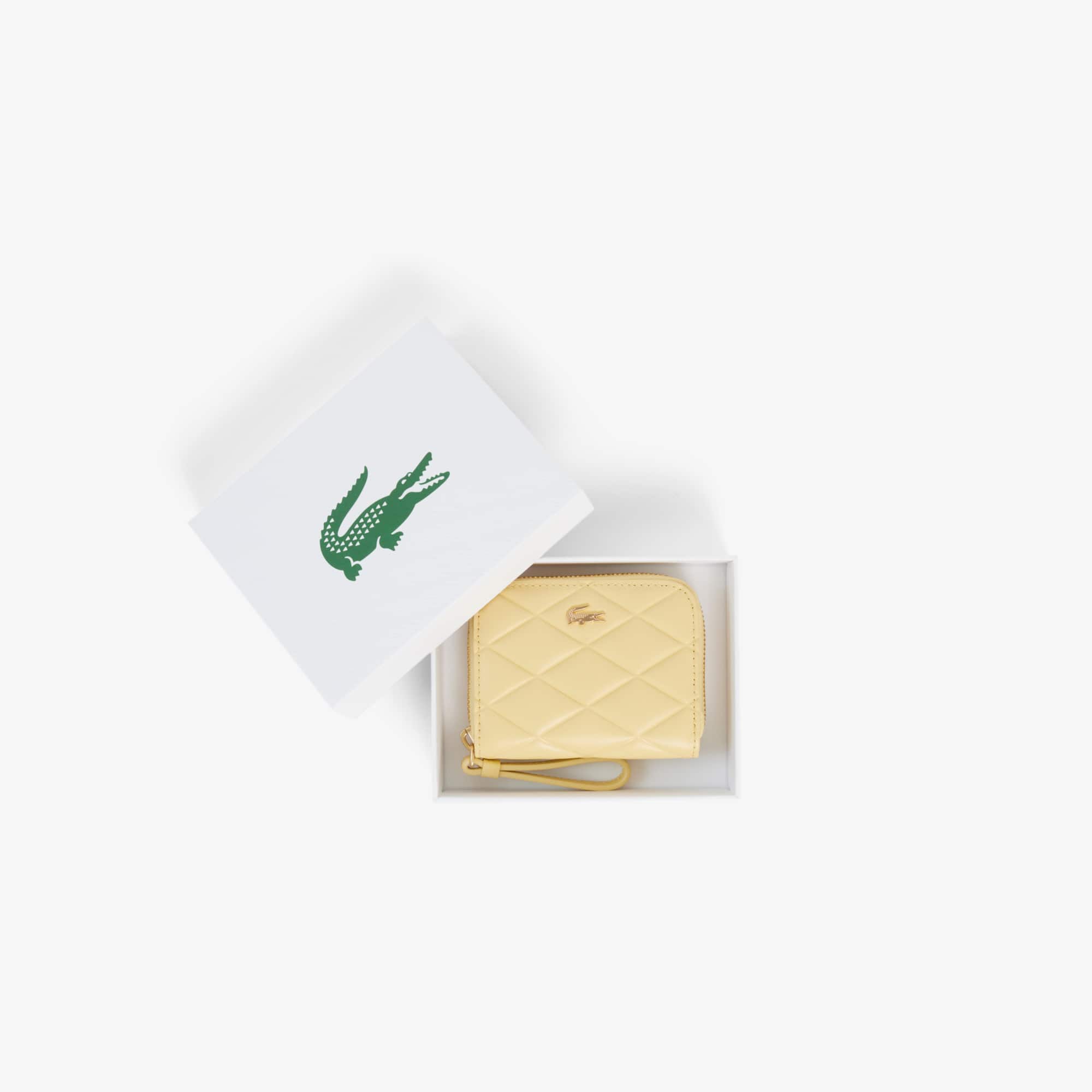 Small Crocodelle Leather Coin Purse - SOJA