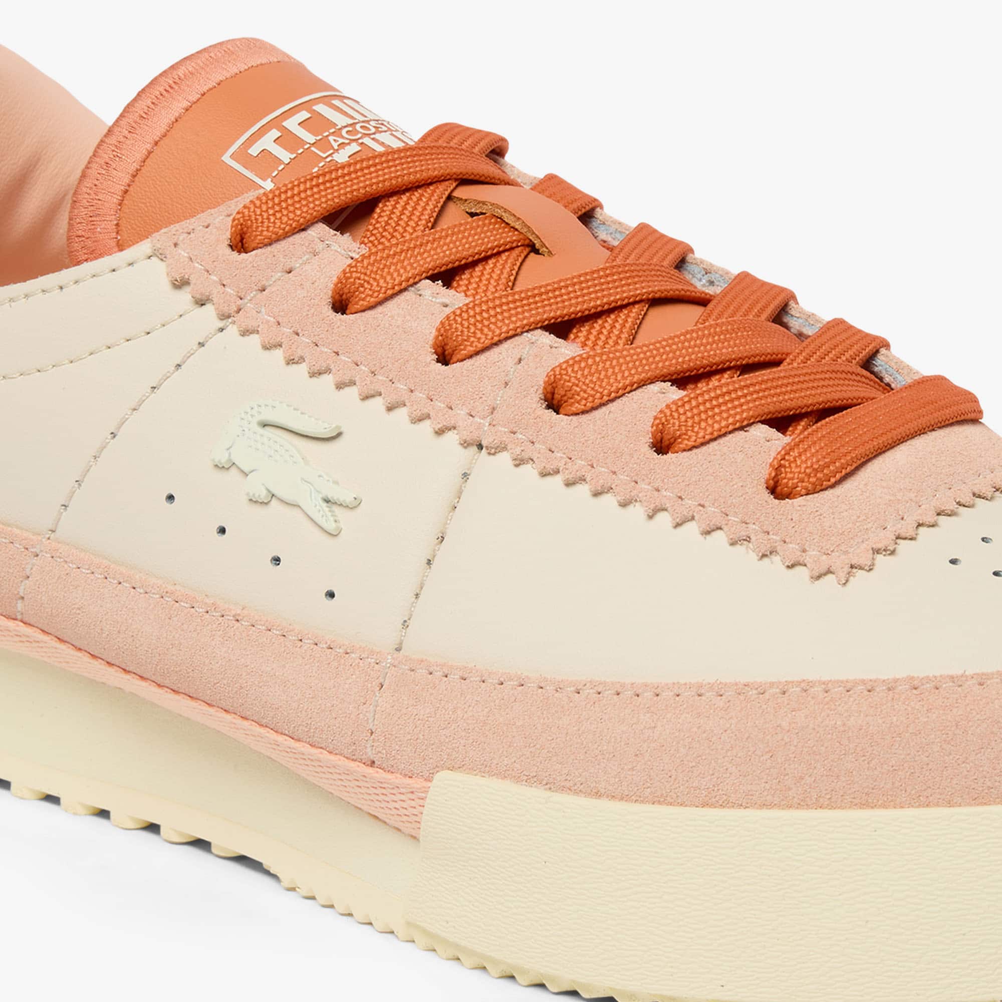 Women's Aura Leather Sneakers - LT PNK/LT YLW